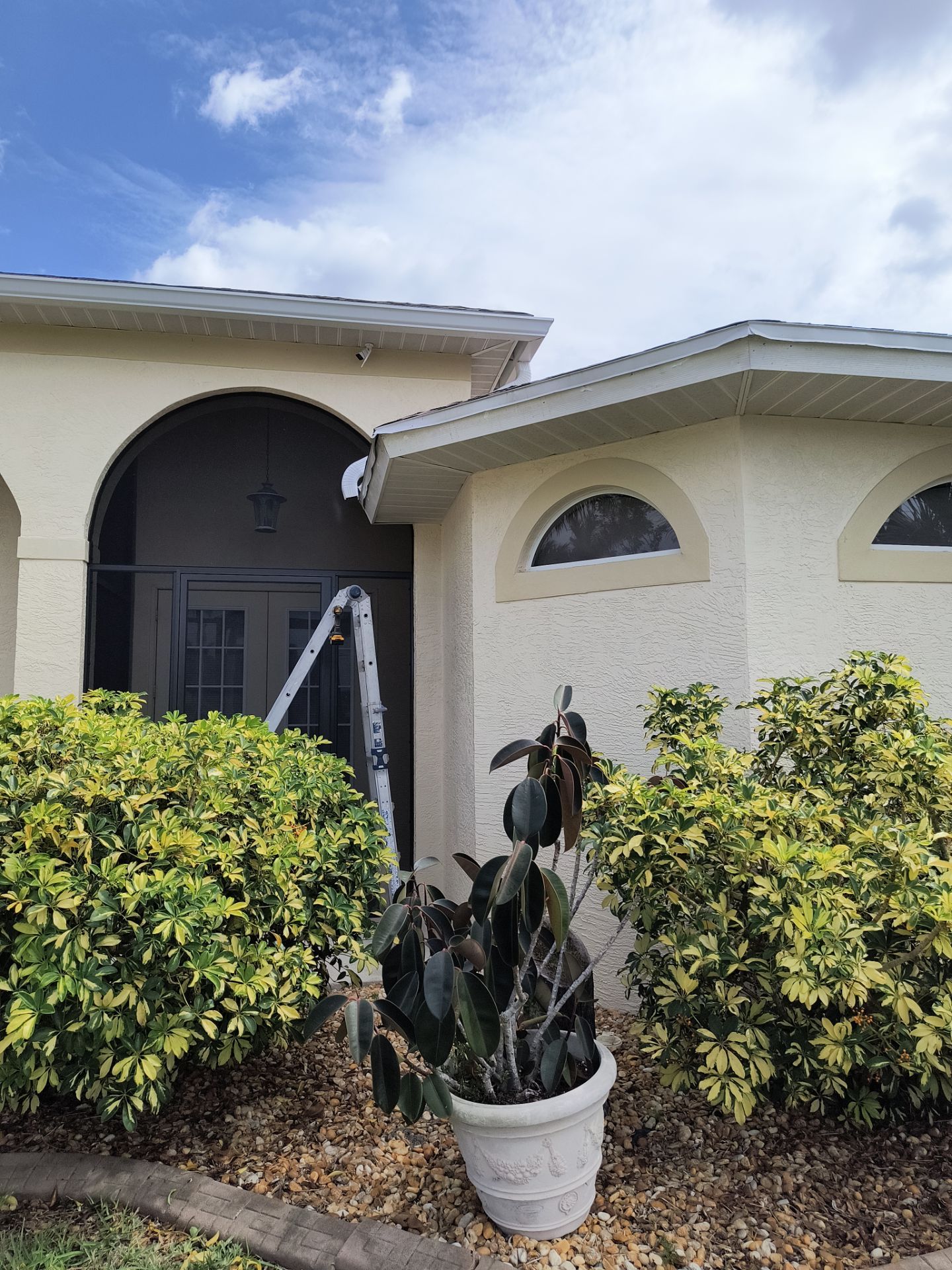 Gutter Installation Wedge in Cape Coral FL by Gutter Professors