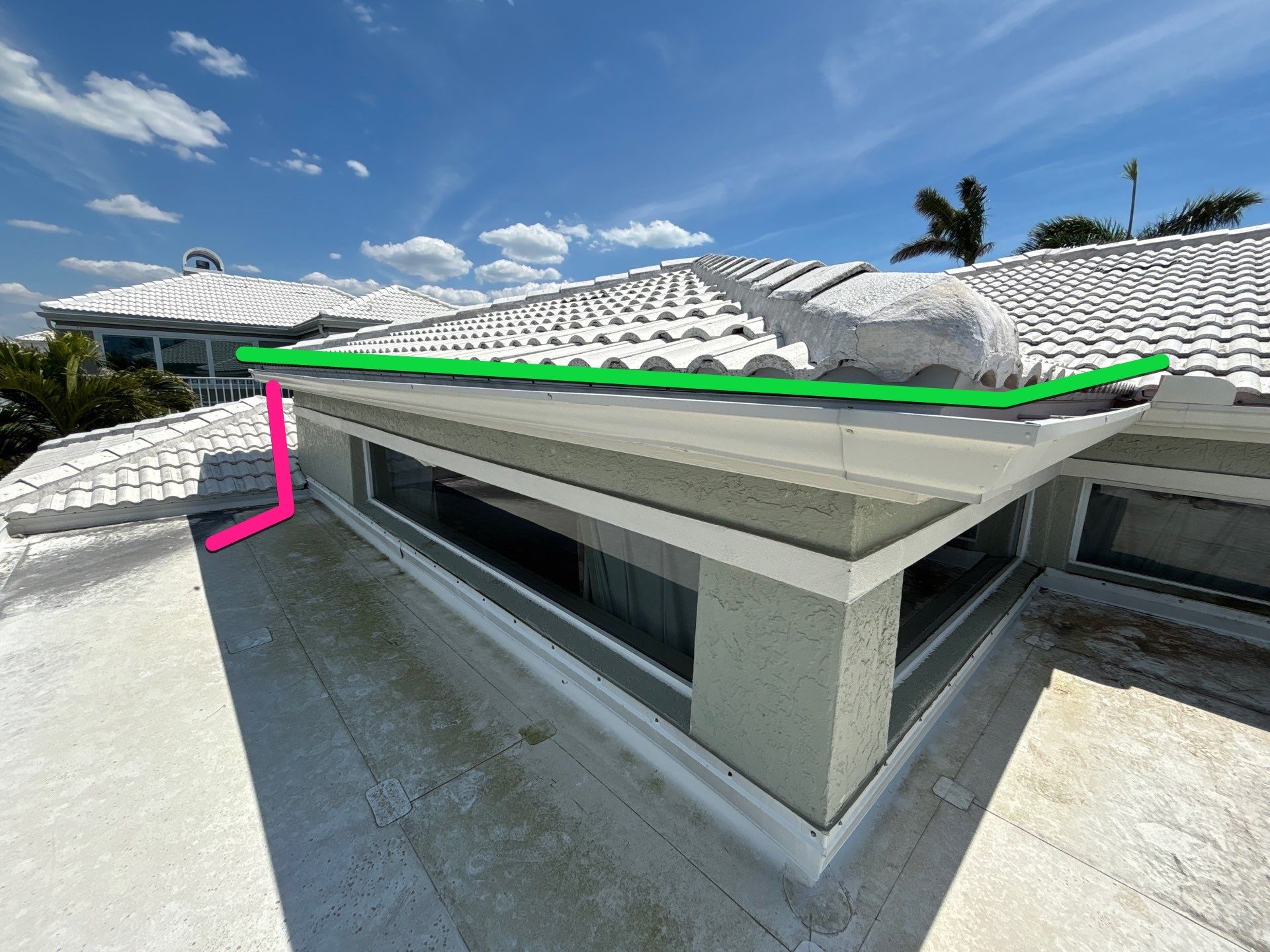 Splash Guard Gutters for Coastal Homes in Longboat Key FL by Gutter Professors