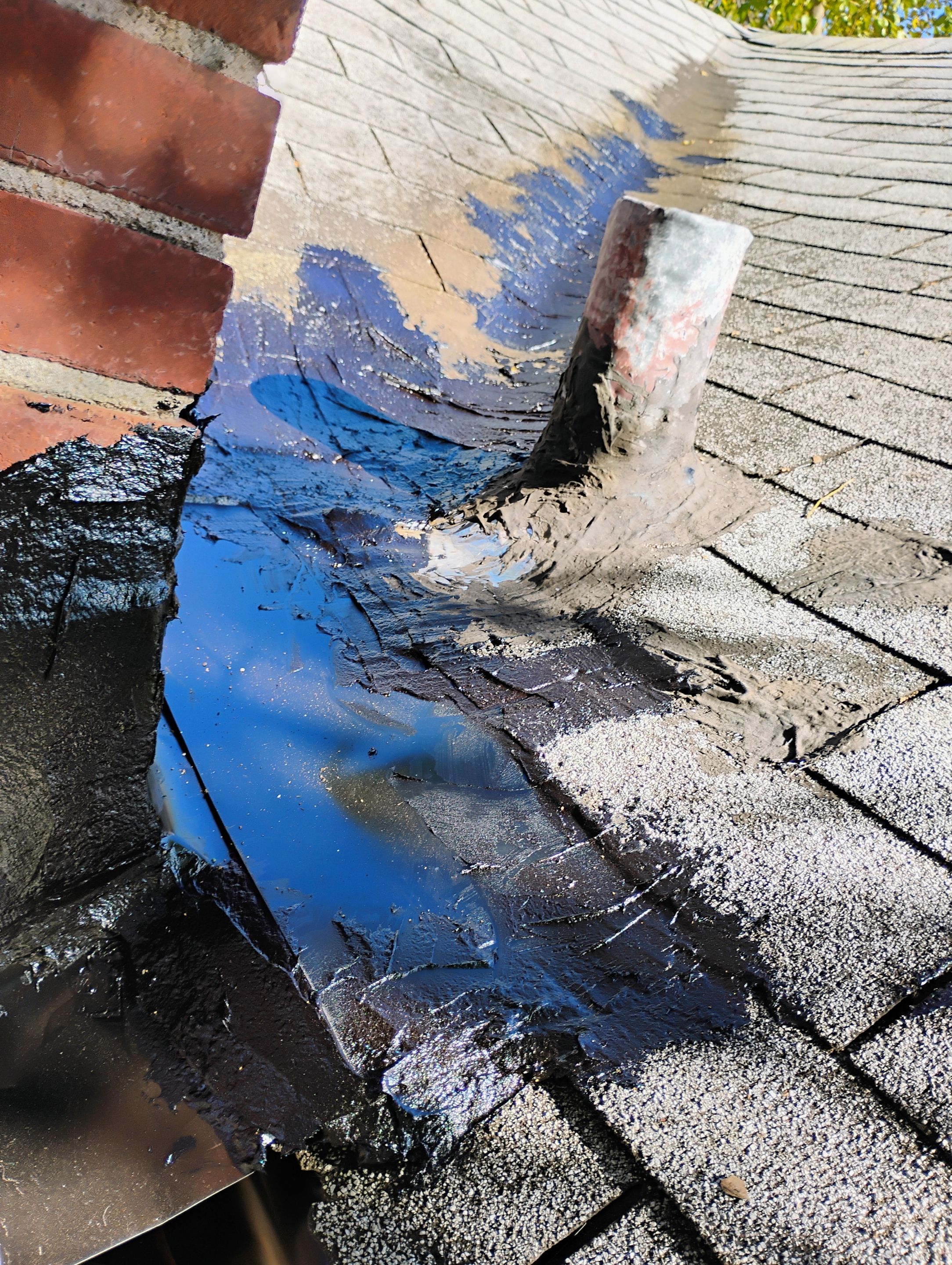 Roof Patch & Basement Plumbing Repair Project - Jennings, MO by Legendary Services Company LLC.