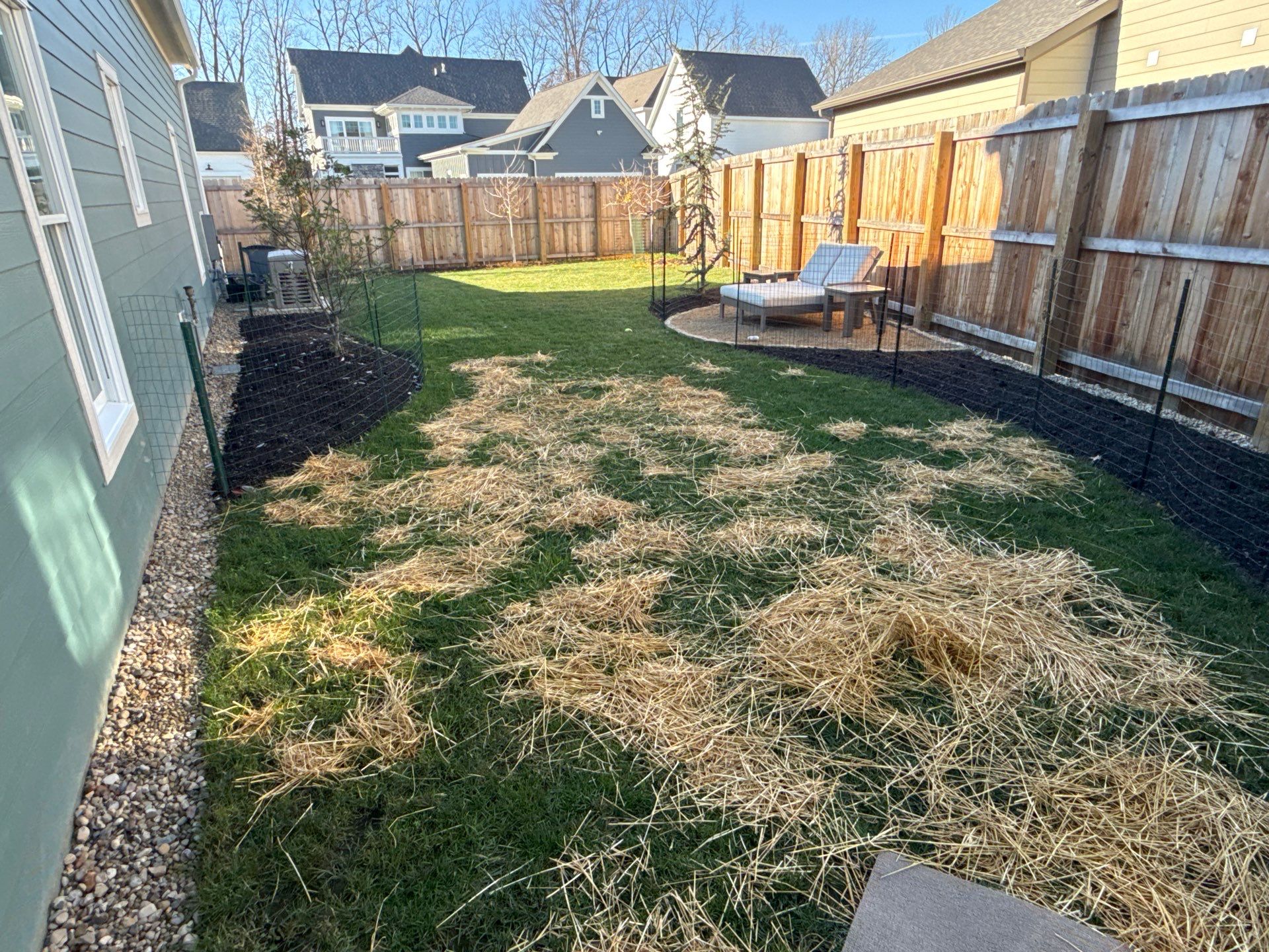 Lewis Center Partial Backyard Pet Turf by Southwest Greens Midwest
