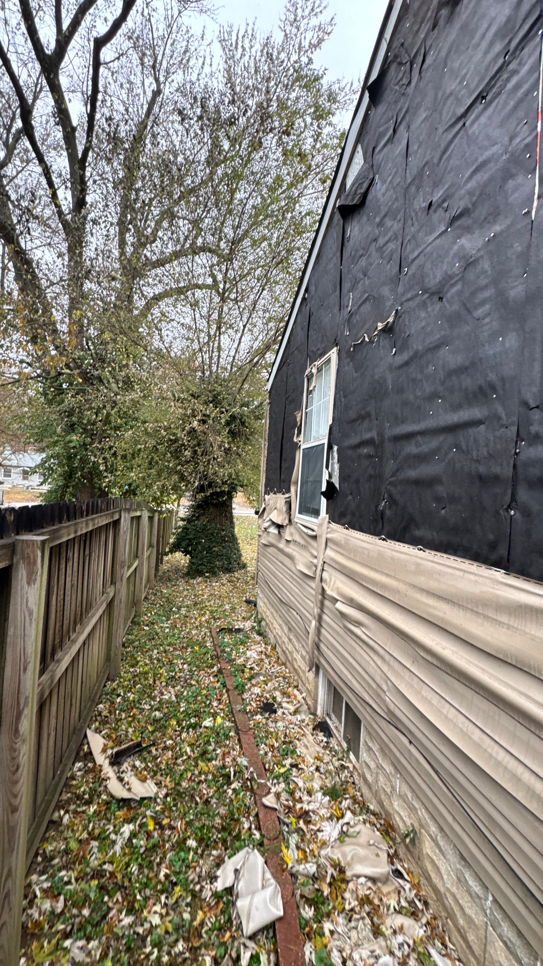 Fire-Damage Exterior Restoration – Siding, WRB, Insulation & Windows - Fairview Heights, IL by Legendary Services Company LLC.