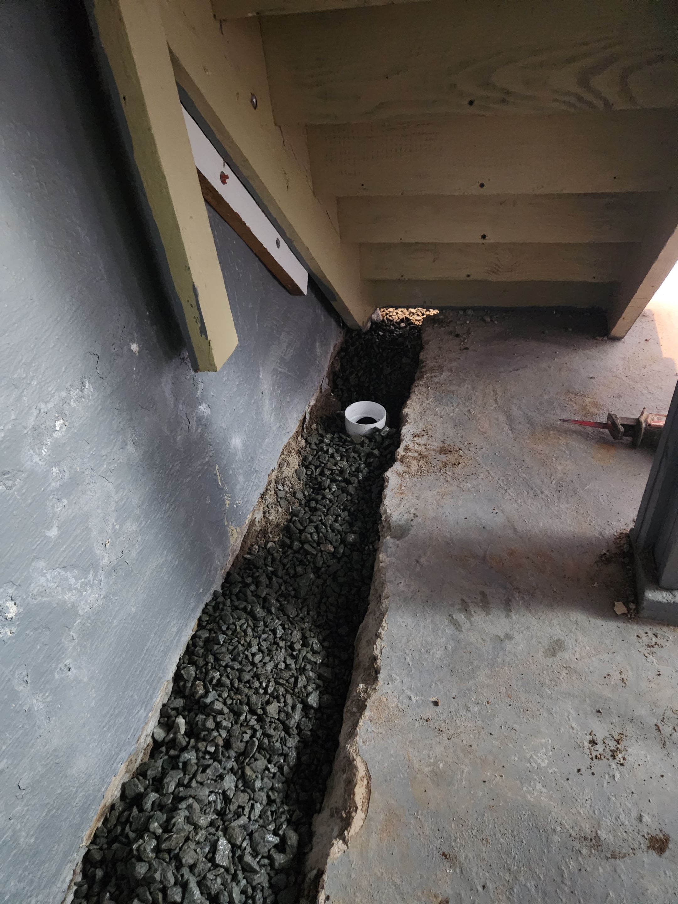 Interior French Drain River Edge NJ by Pure Service Pro, LLC 
