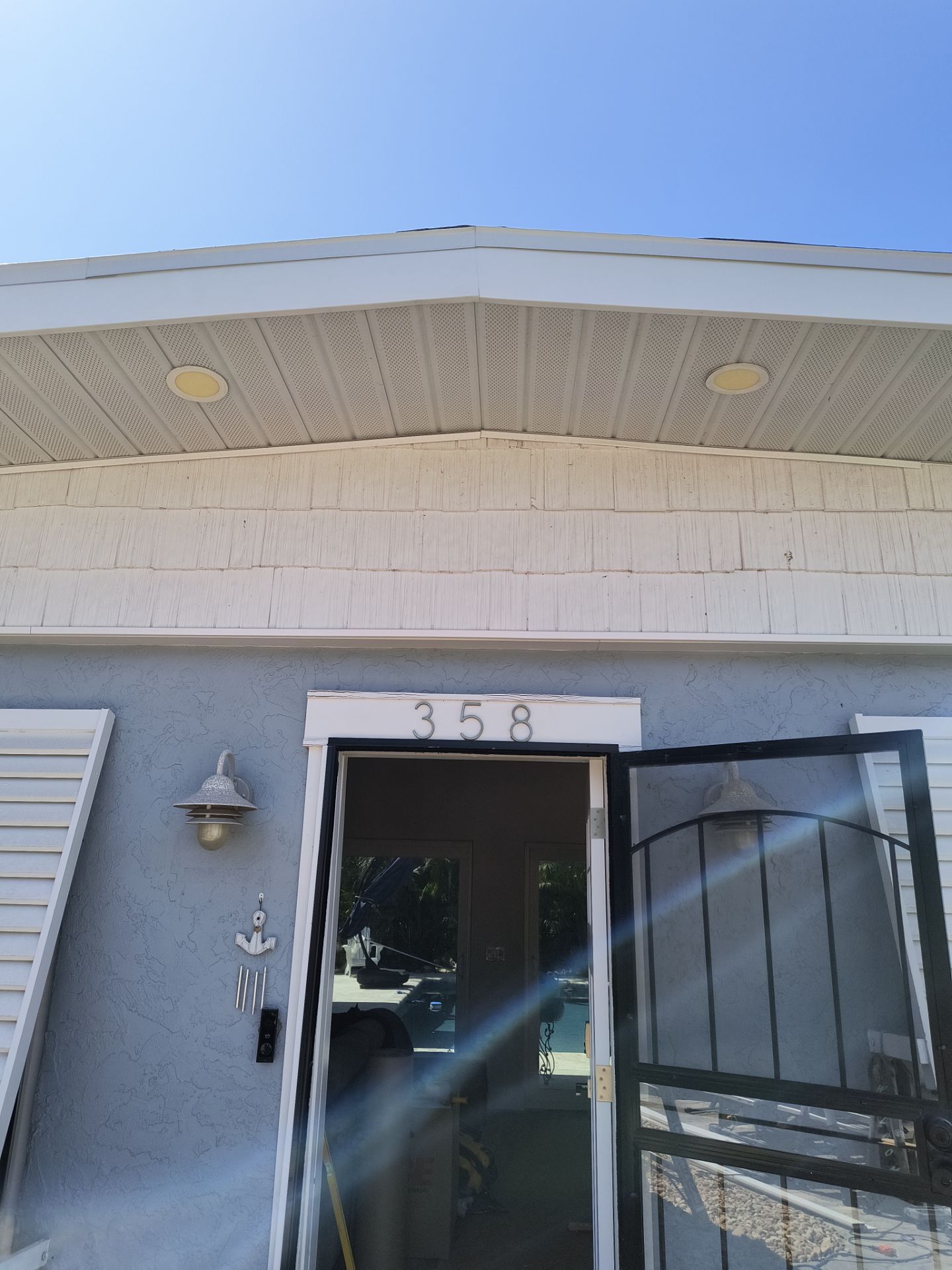 New Metal Soffit and Fascia in Siesta Key FL by Gutter Professors