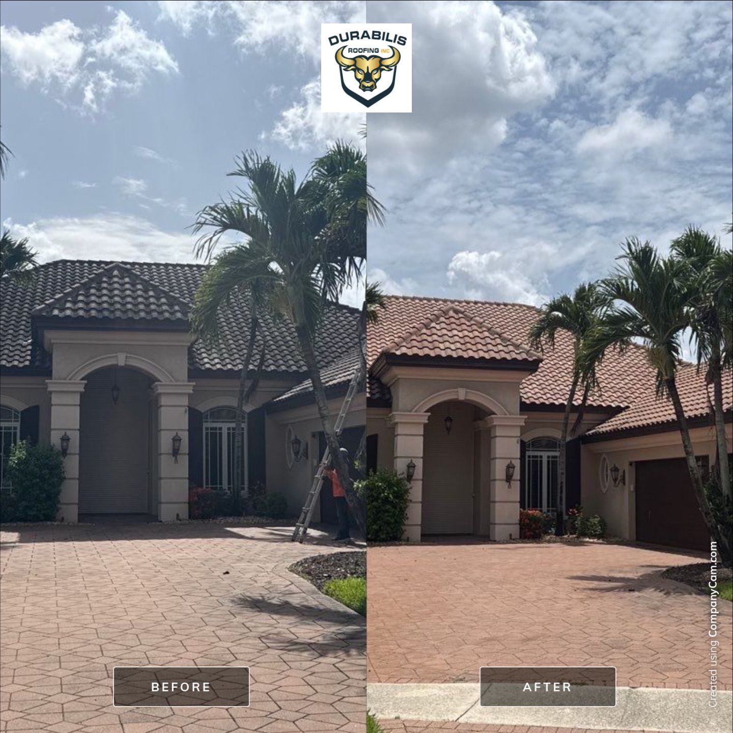 Tile Roof Soft Wash  by Durabilis Roofing INC