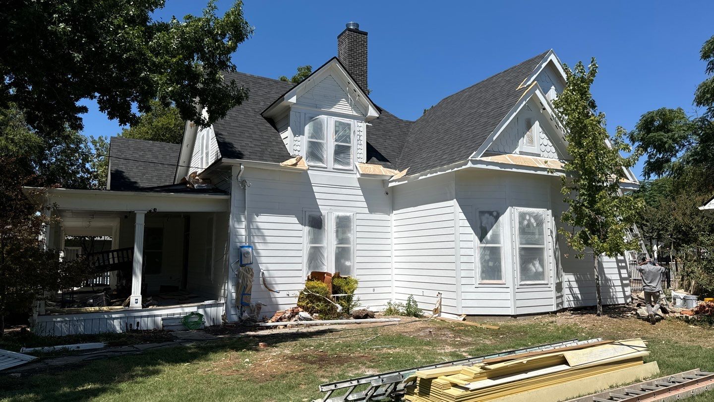 Exterior painting & Deck staining in Frisco by Nomad Painting