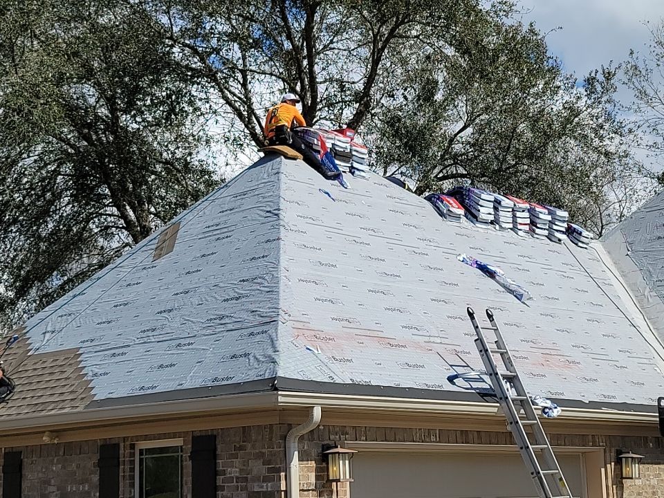 Residential Roofing Installation using Roof Replacement by American Roofing & Construction LLC