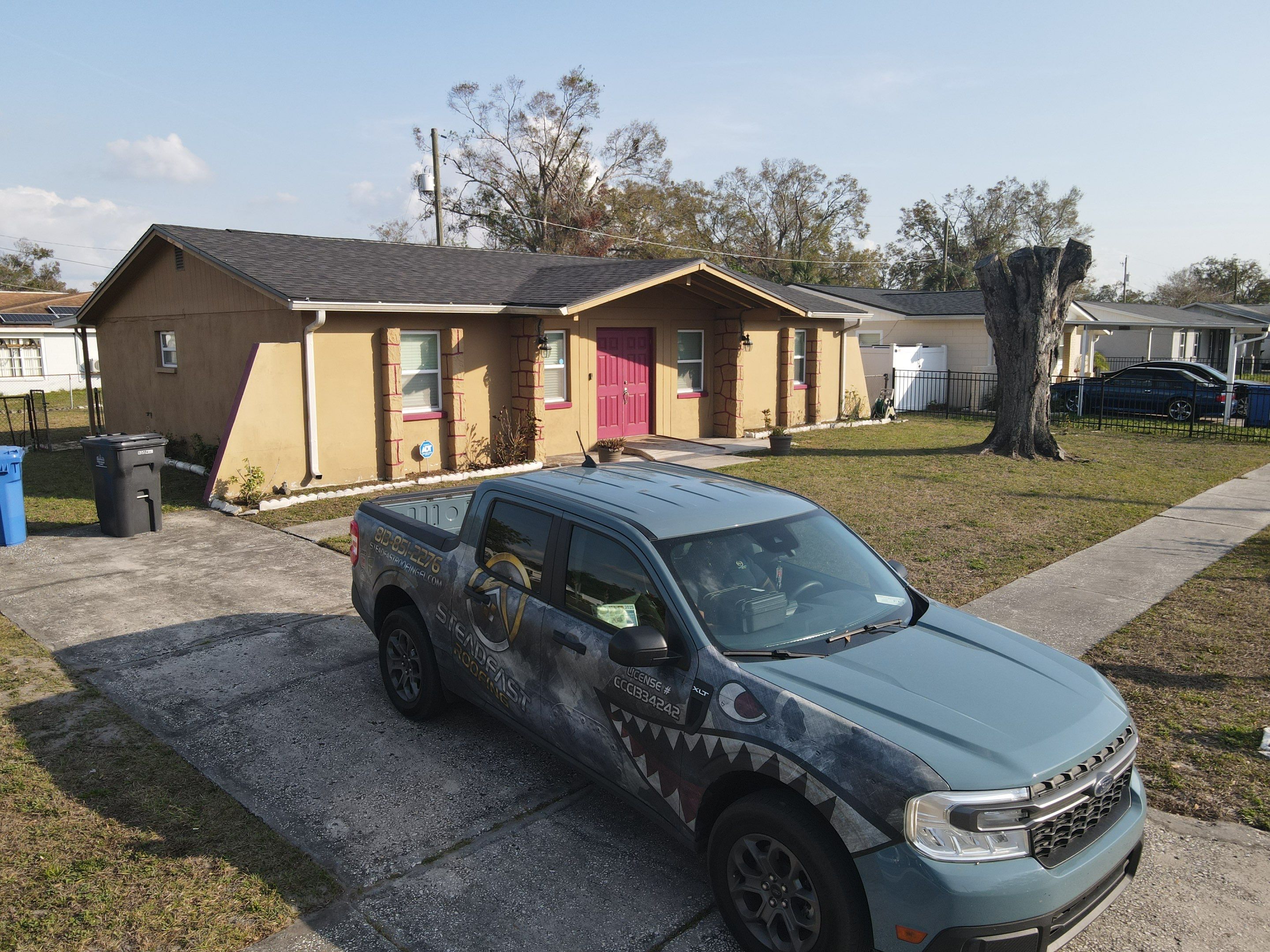 Roof replacement in Tampa, FL. by Steadfast Roofing