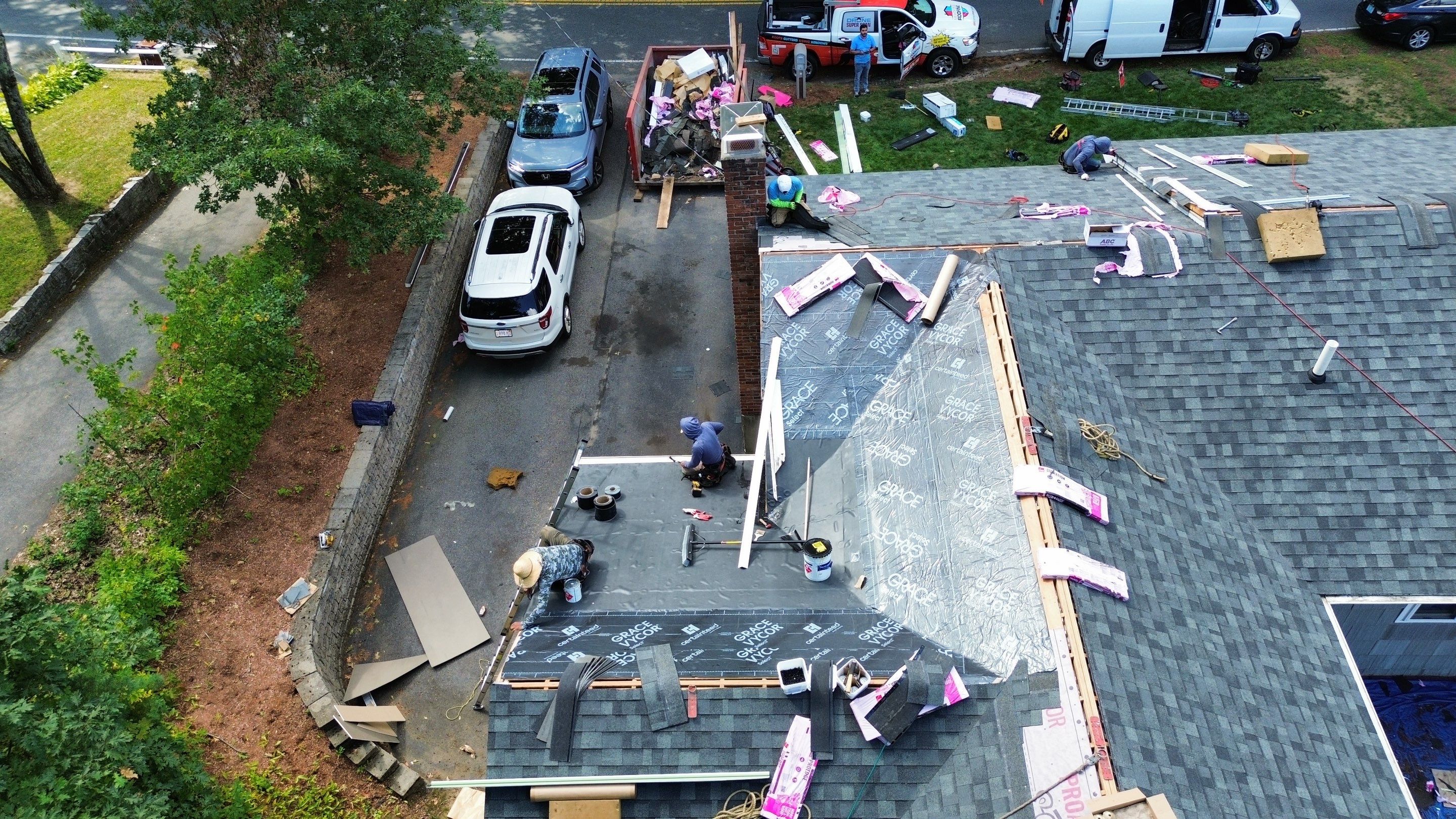 Roof, Trim & Chimney Restoration – Chelmsford, MA by Mighty Dog Roofing of Greater Middlesex County