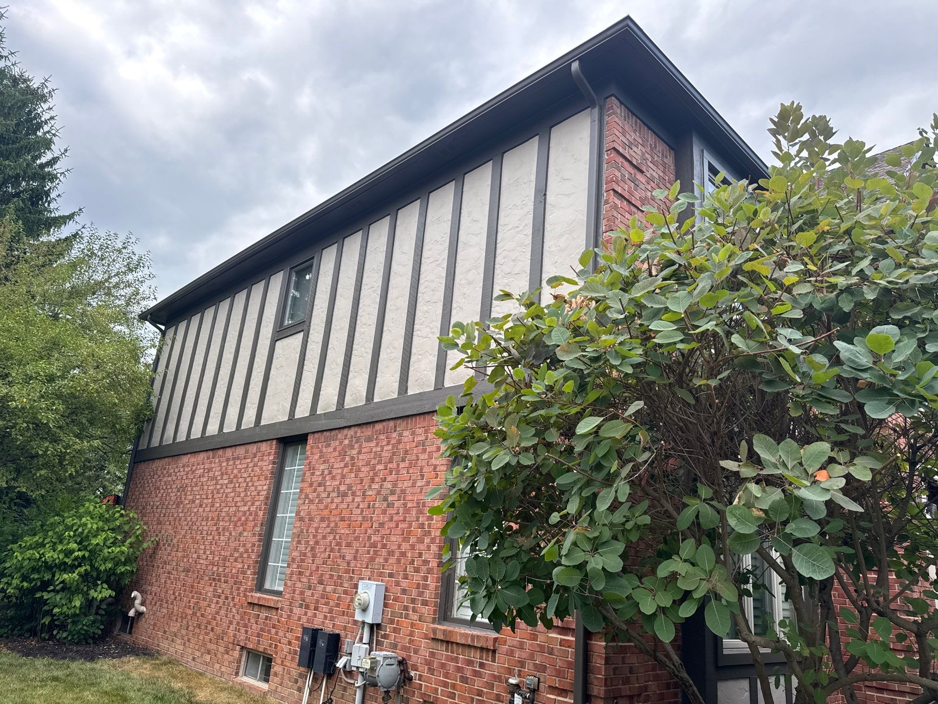 Exterior Painting and Tudor Trim Refresh in Rochester by Top Shelf Painter