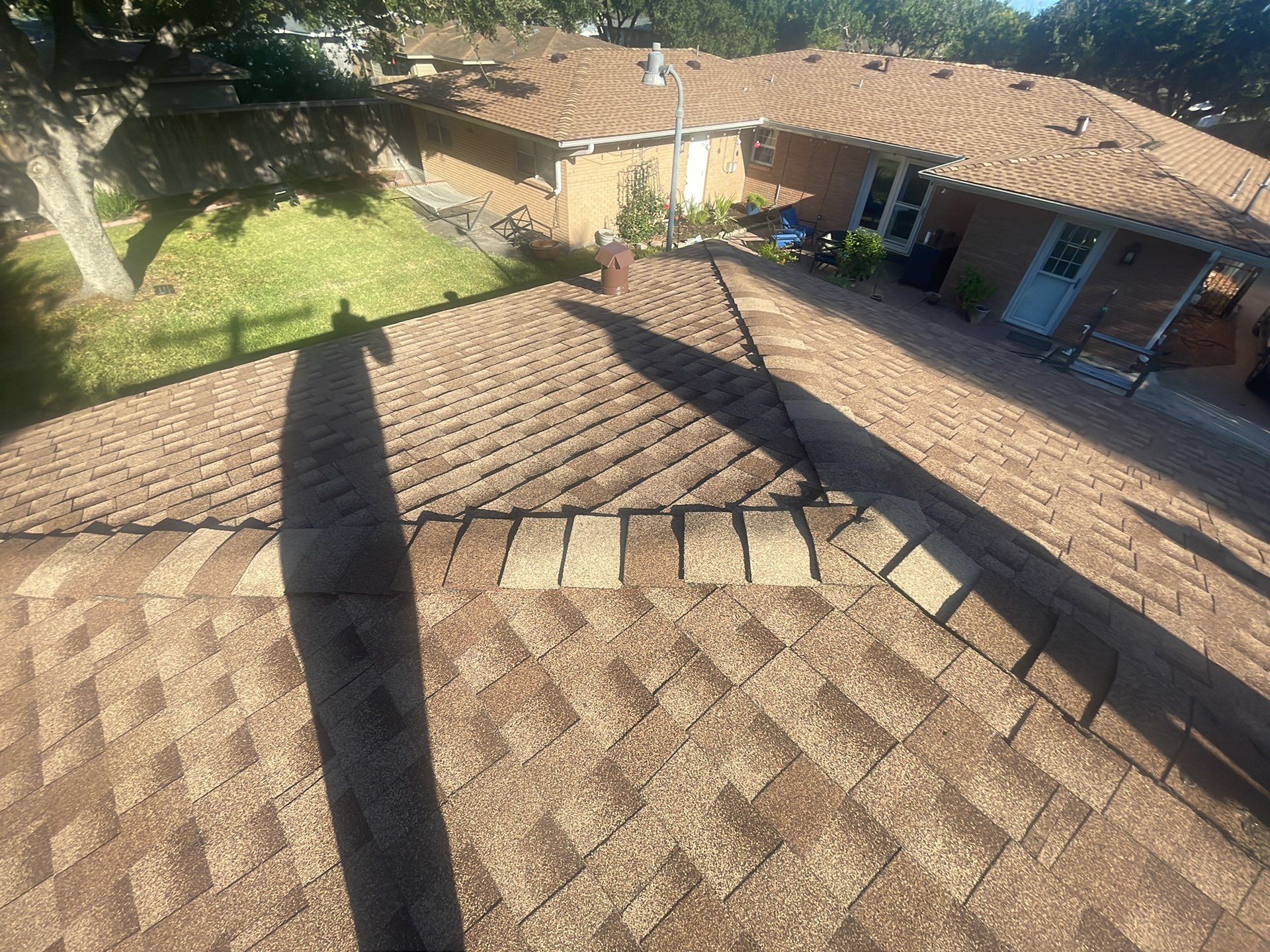 Residential Roofing Installation using GAF HDZ Shakewood by Lighthouse Roofing