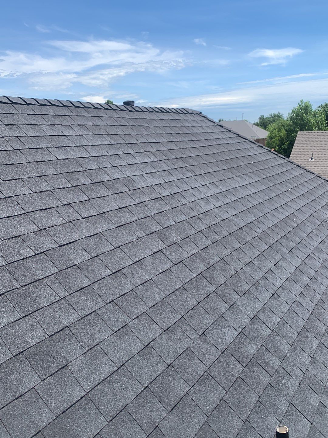 roof & vent in Blanchard by McCann's Roofing and Construction