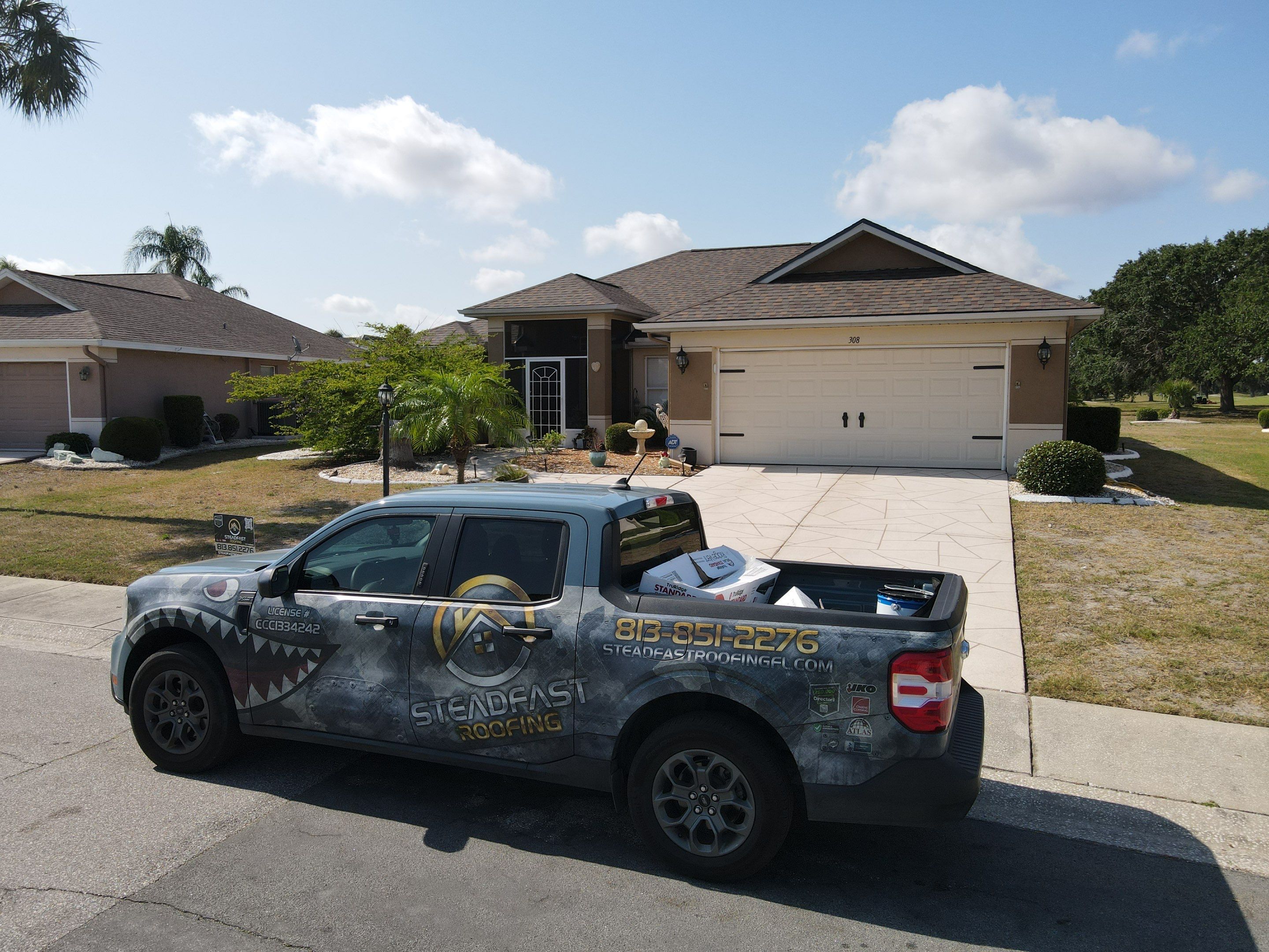 Roof Replacement in Sun City Center, FL. by Steadfast Roofing