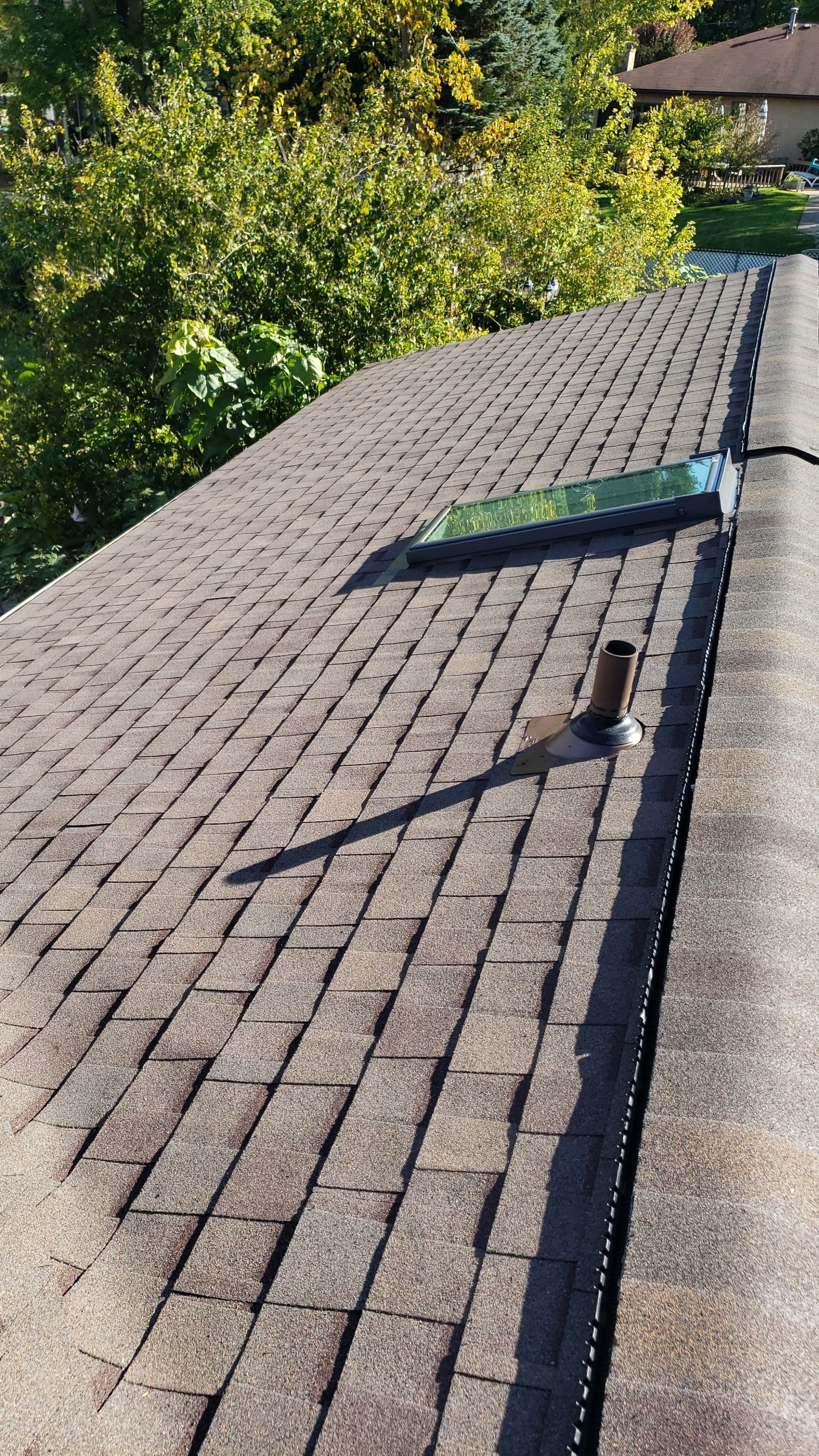 ATLAS PINNACLE COLOR: PRISTINE HEATHER DRIP EDGE: MUSKET BROWN by Eagle Eye Roofing
