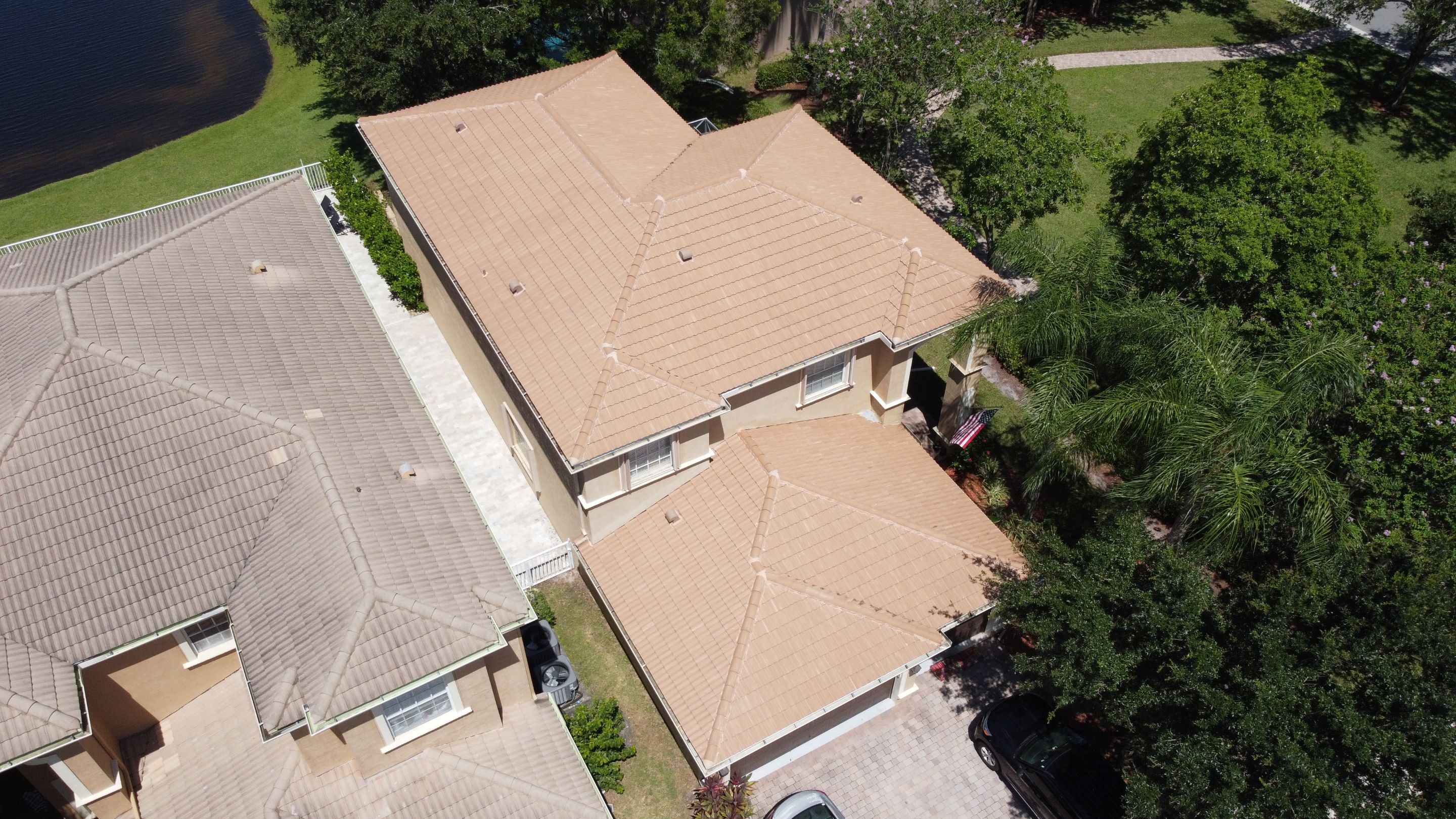 Residential Roofing Installation using Eagle Roofing Tile by BLUES BROTHERS ROOFING