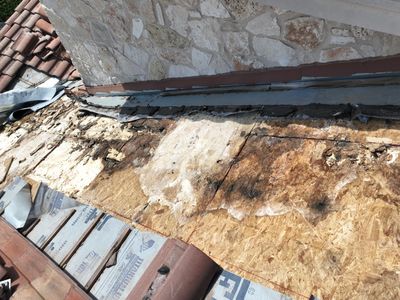 Tile Roof Repair using Concrete S Tile