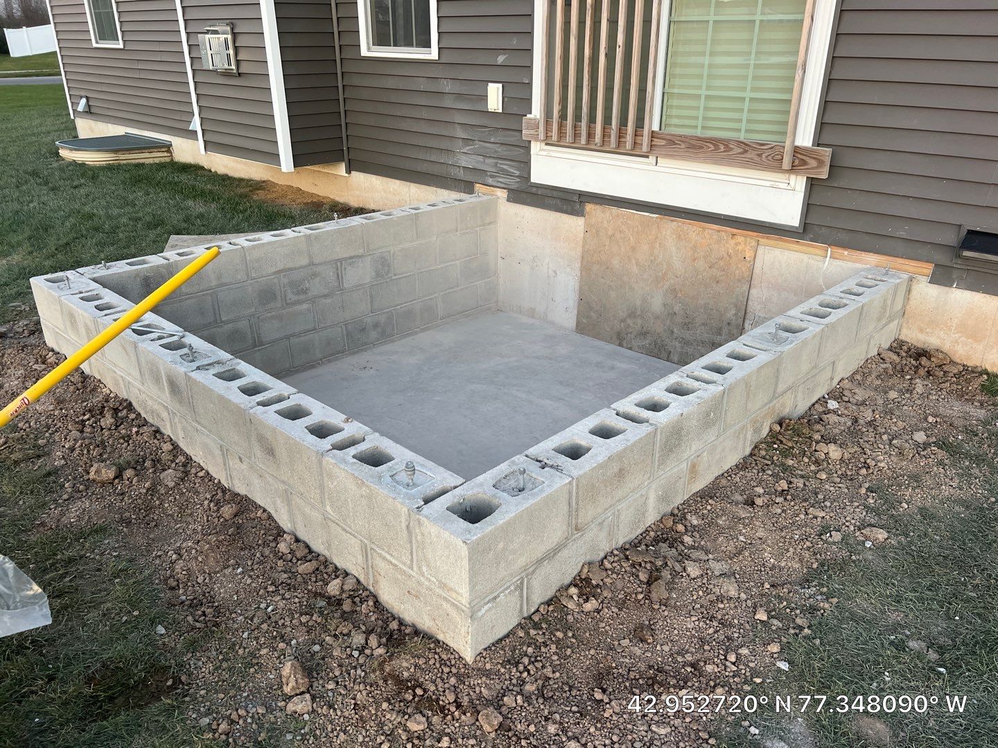 Block Foundation Addition by NG Masonry & Construction LLC