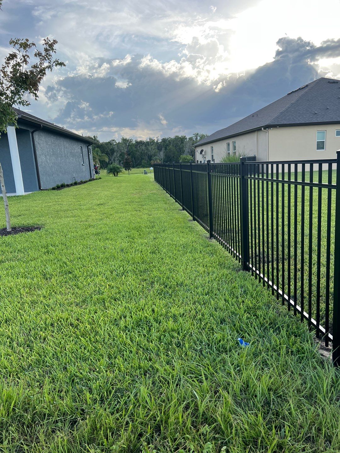 Parrish, FL  Black 3 Rail Aluminum Fence Installation by Asap fence and gates, LLC
