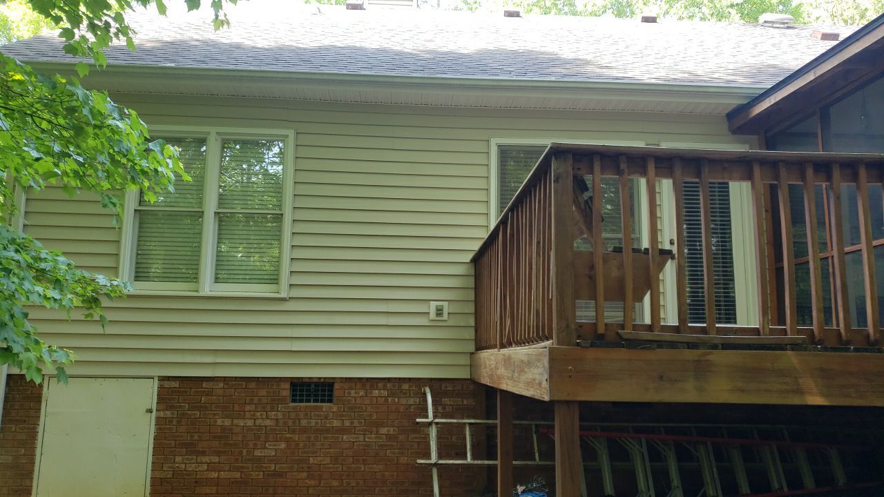 House Wash using cleaner by Power Wash Masters LLC