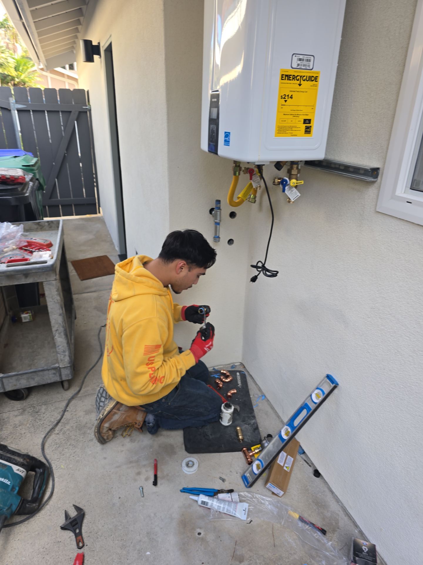 Tankless Water Heater Installation by Us Plumbing