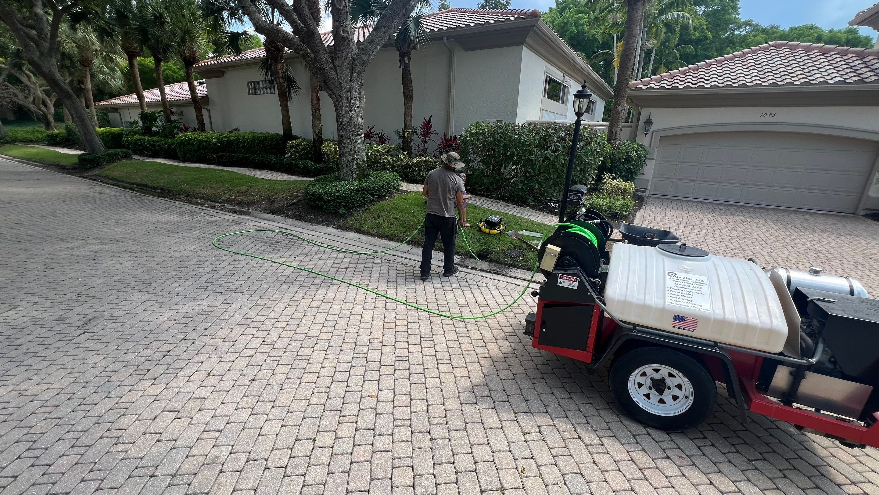 Residential Stormwater Gutter Drain System Maintenance by Don Mar, Inc. Storm Water Solutions