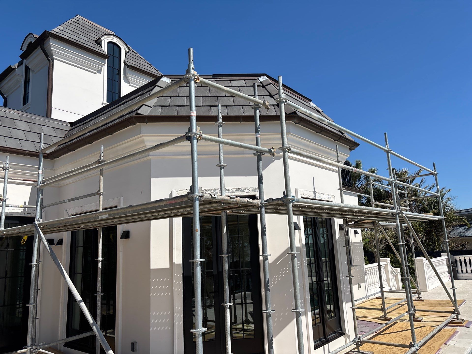 Gutter Installation using Half Round Seamless Gutters in Tampa FL by Gutter Professors