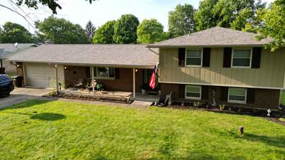 Residential Roof Install with Driftwood Shingles