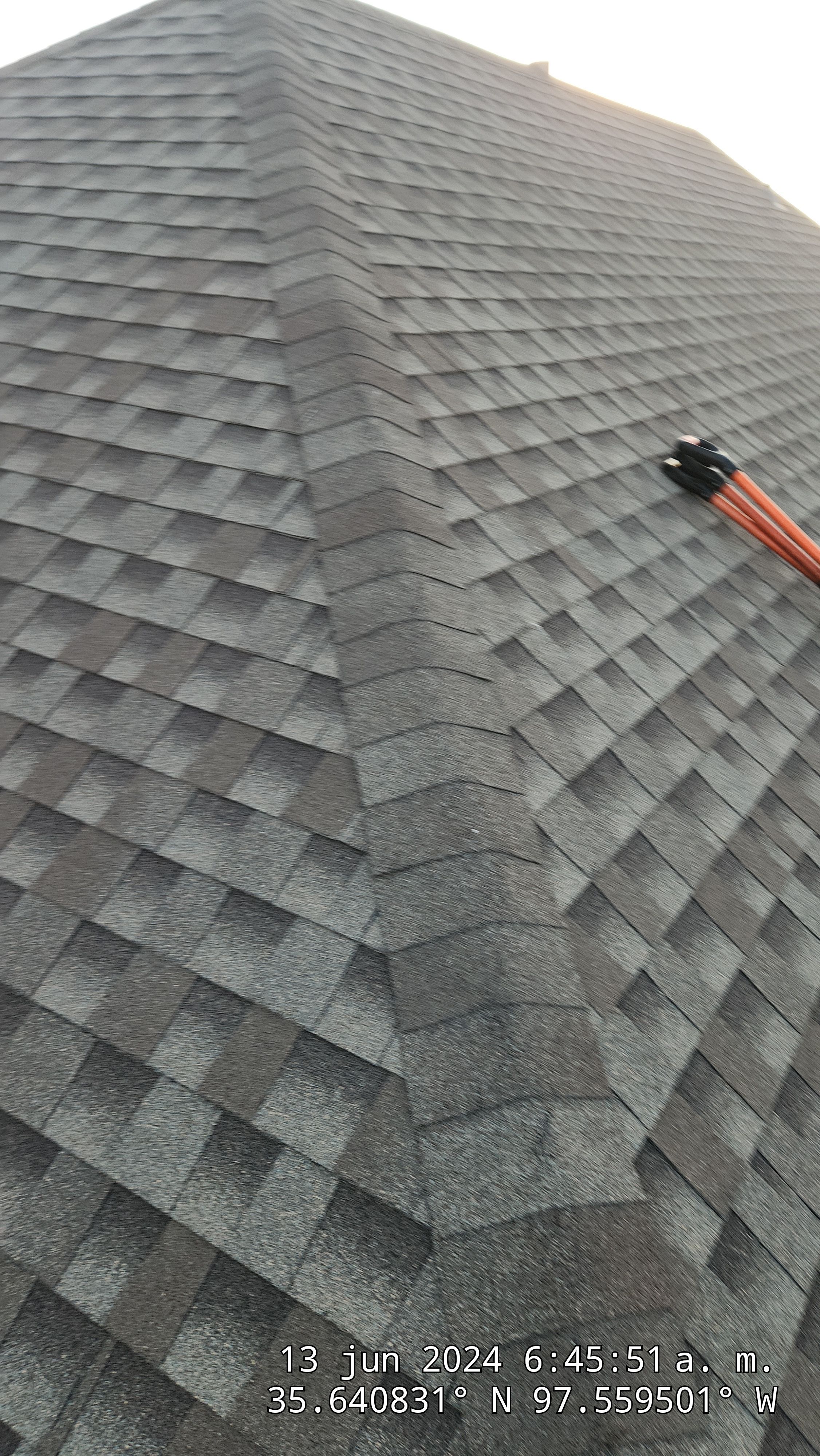 Reroof using GAF HDZ in Charcoal by Castillo Roofing