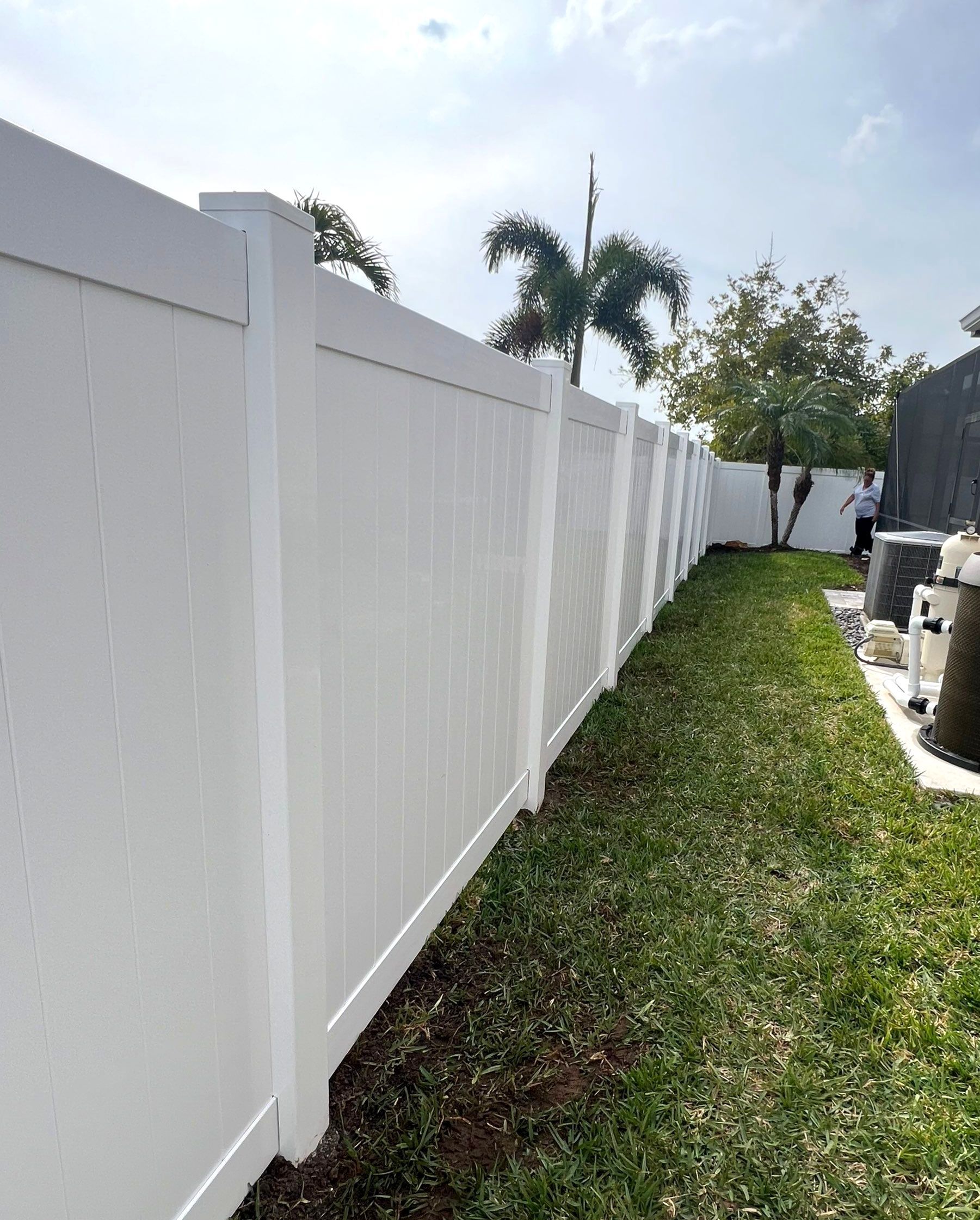 Vinyl Fence Installation using Vinyl Privacy Fence  by Asap fence and gates, LLC
