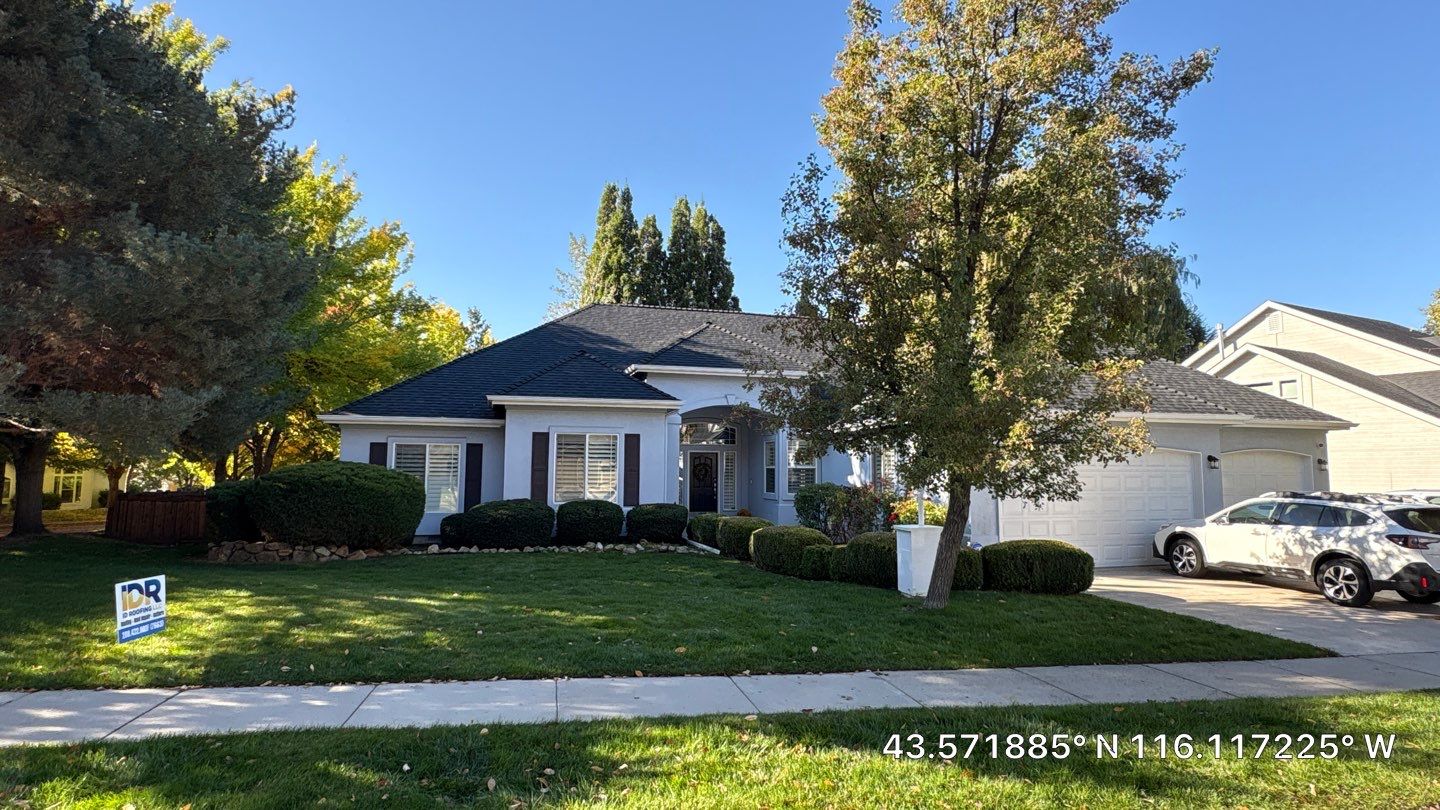 Roof Replacement in Boise, ID – Onyx Black Shingles by ID Roofing LLC