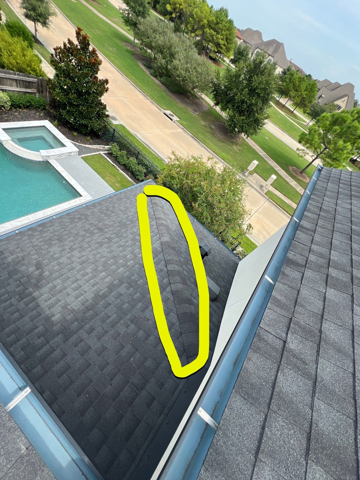 Residential Roofing Repair using Owen's Corning Duration (Lifetime) Shingles by Roof Repair Company