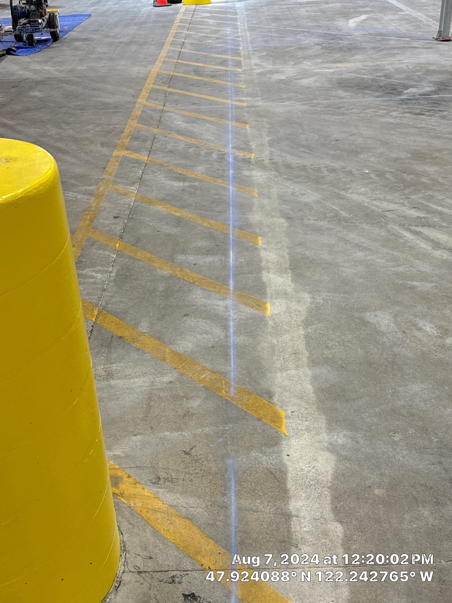 USPS Asphalt Patch Repair, Indoor Parking Lot Sandblast, Outdoor Parking Lot Sealcoating & Indoor/Outdoor Parking Lot Striping  by Jireh Asphalt & Concrete Inc 