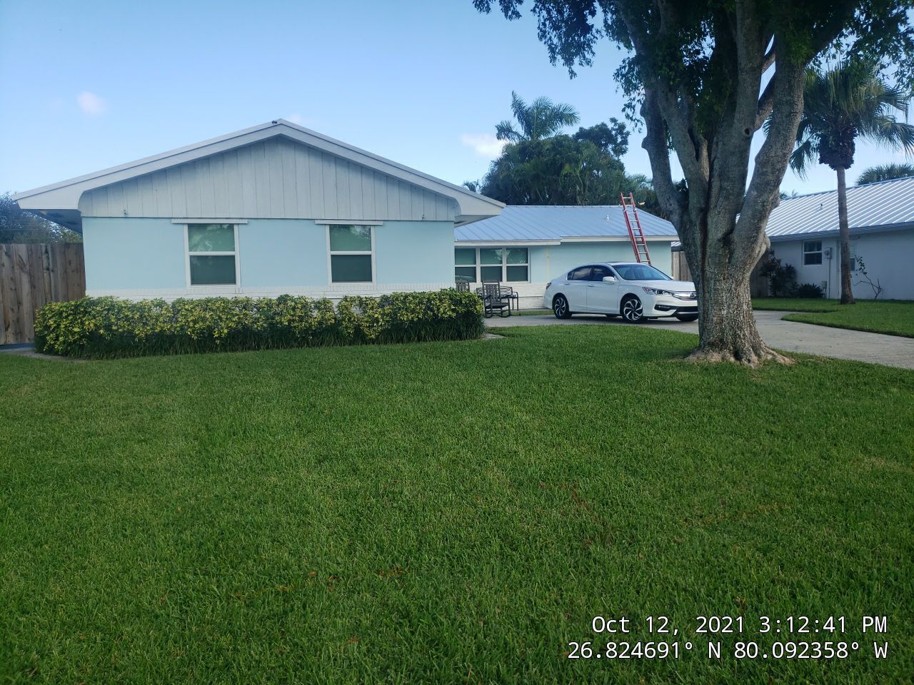 Residential Roofing Installation using 1" Nail strip metal roof by BLUES BROTHERS ROOFING