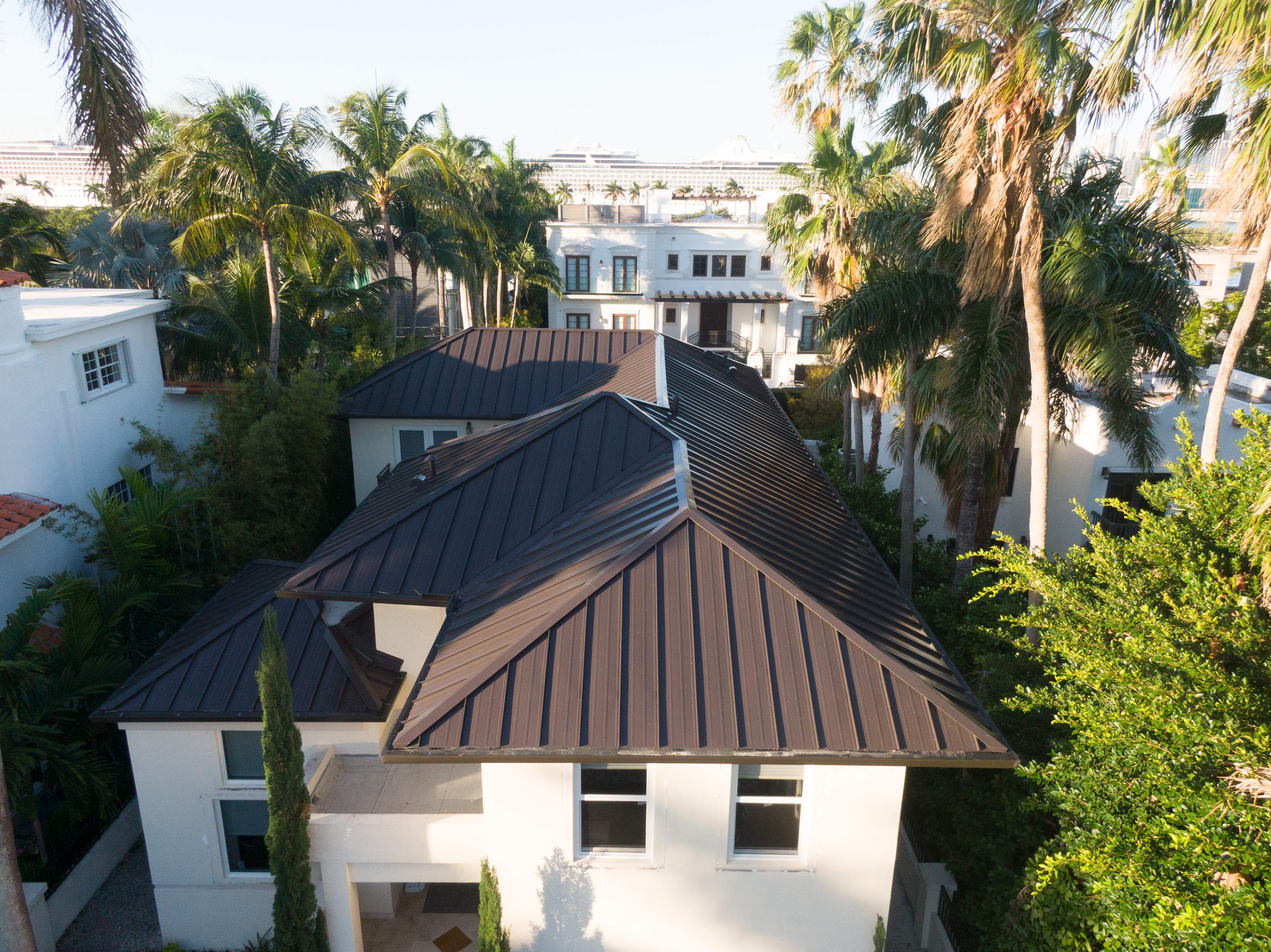 Metal Roof - Aluminum - Dark Bronze by Istueta Roofing