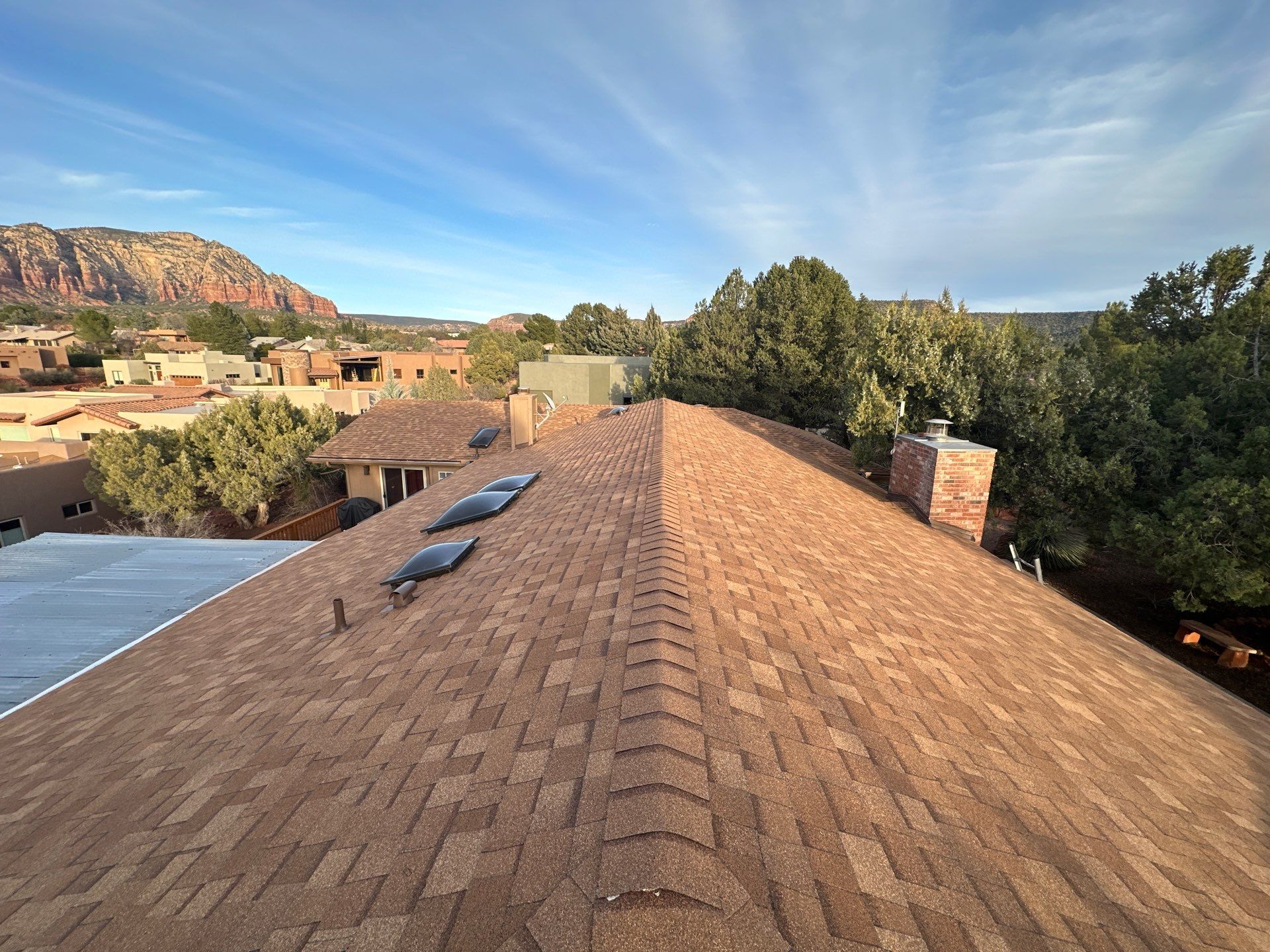 Desert Tan Shingles by Reimagine Roofing