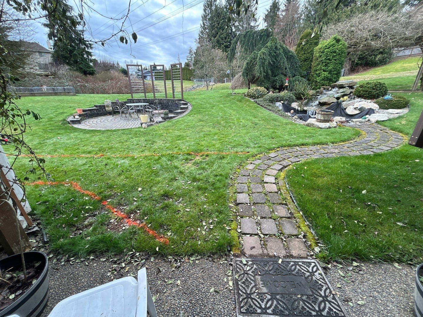 Wayne | Concrete patio & Walkway by Jireh Asphalt & Concrete Inc 