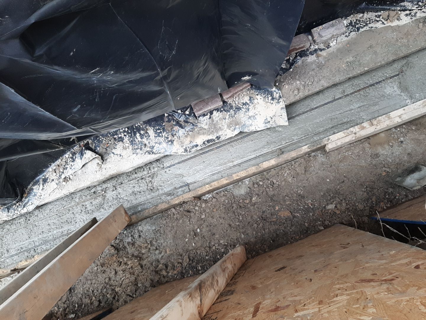 Basement Wall Rebuild with Exterior Waterproofing by Toledo Basement Repair