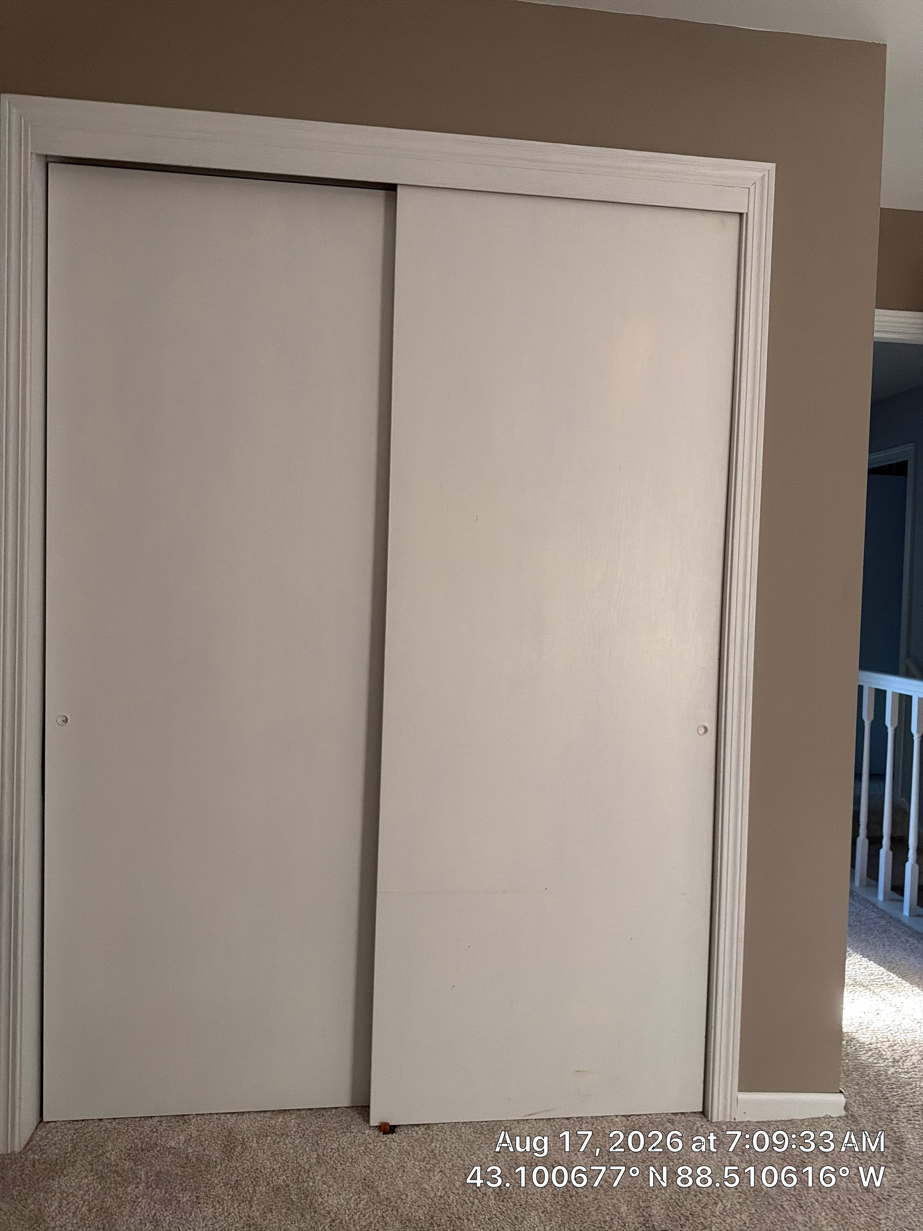 Interior Painting and Sliding Closet Door Installation in Oconomowoc by CompanyCam Sales Demo