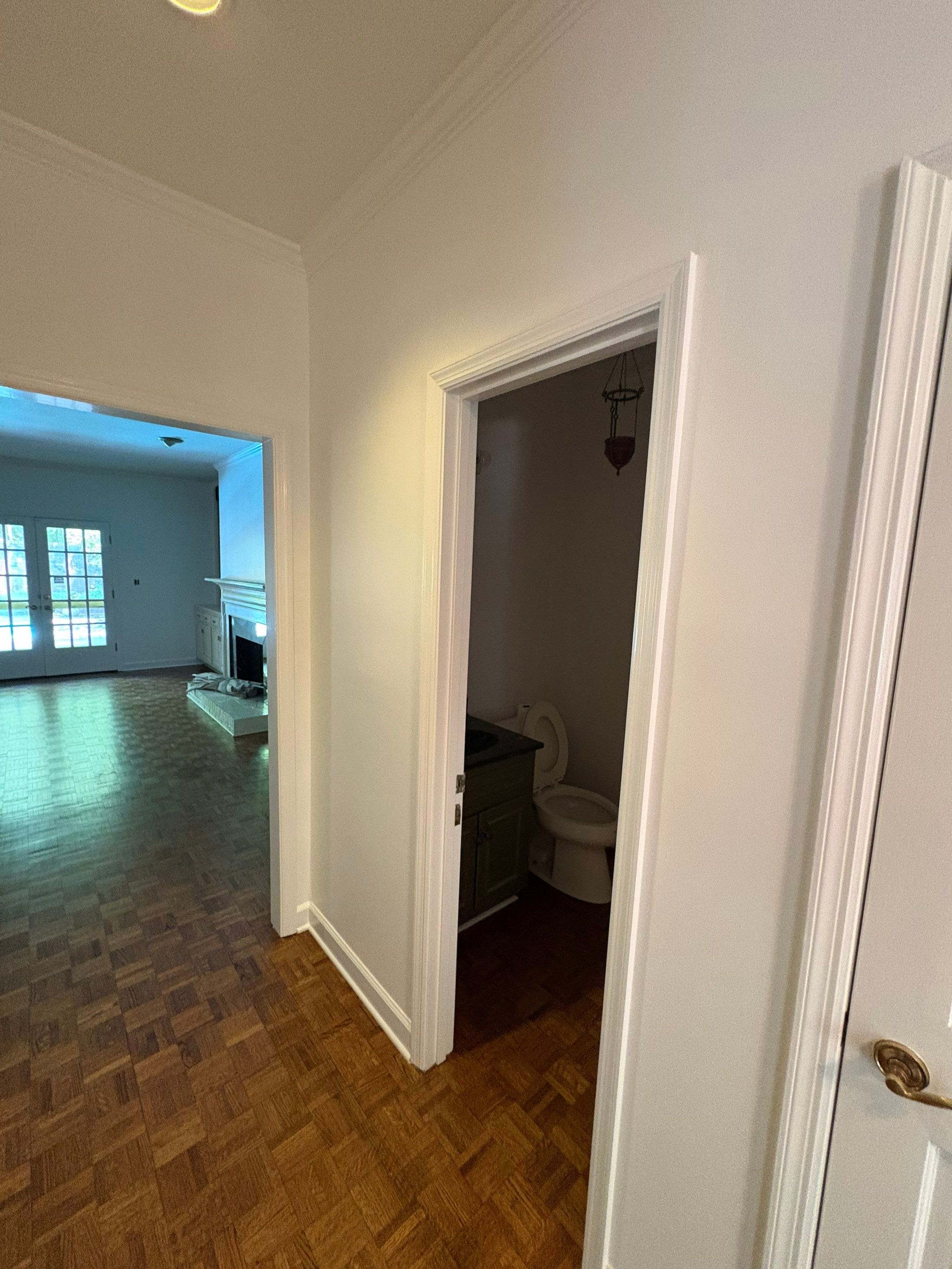 From Outdated to Elegant: A Timeless White Transformation by Atlanta's Paint Doctor