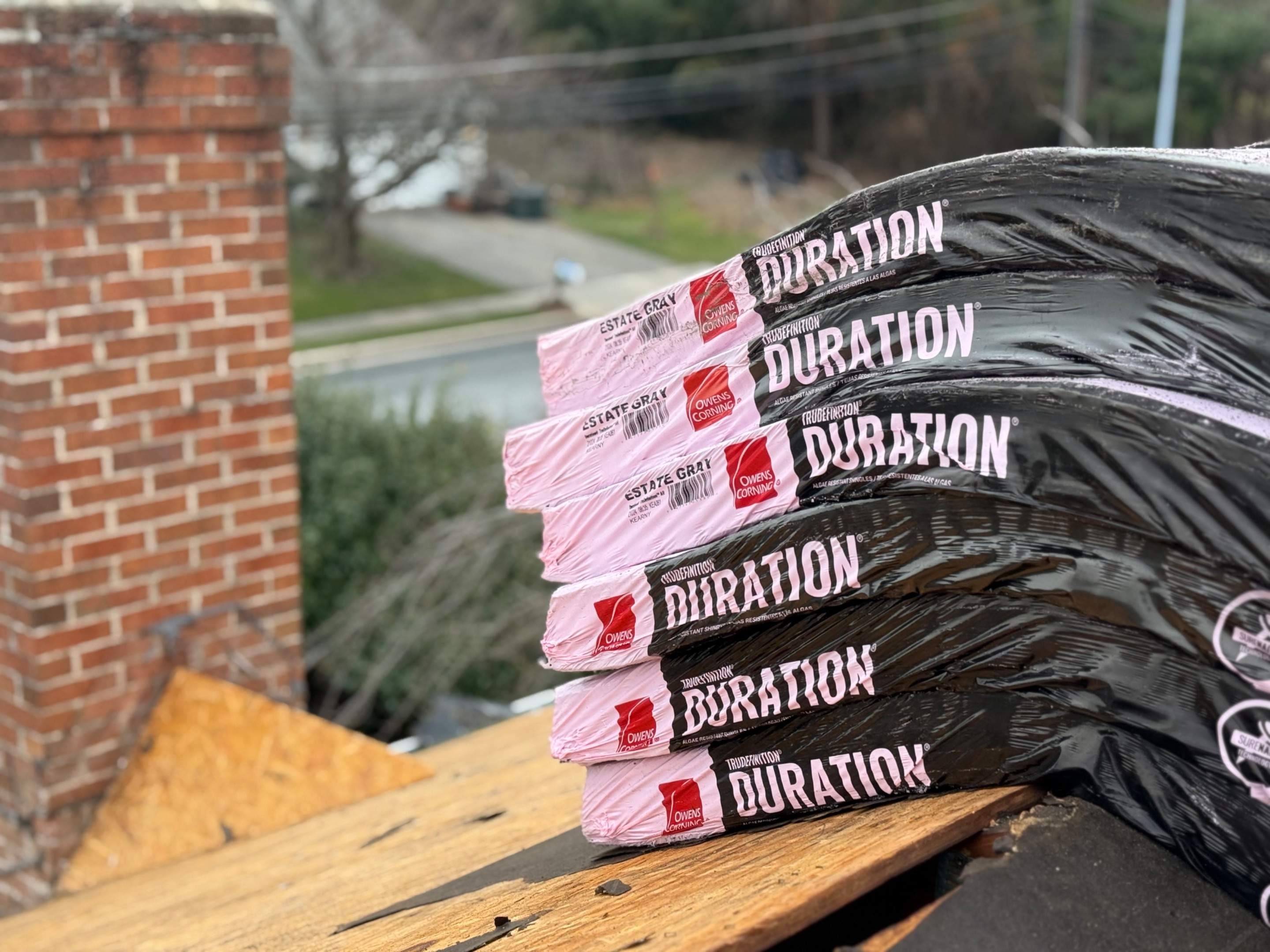 Residential Roofing Installation using Owens Corning TruDefinition Duration by Matter Construction, LLC