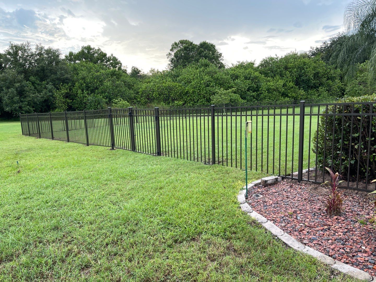 Parrish, FL 4ft. Tall Black 3-Rail Aluminum Fence by Asap fence and gates, LLC