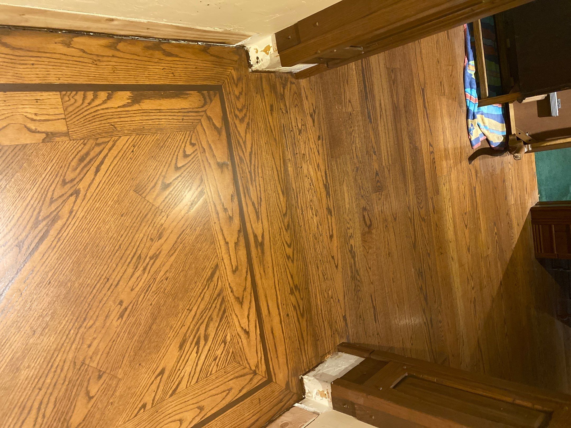 Flood damaged floor repair by Footprints Floors South Sacramento