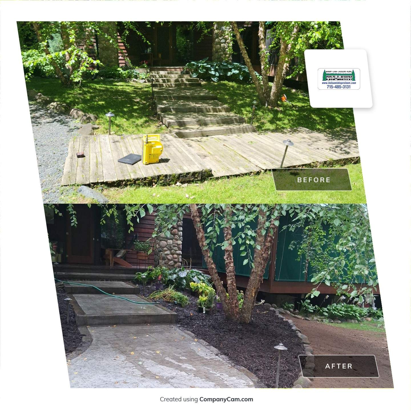 Steps / Garden Bed by Balsam Lake Pro Lawn