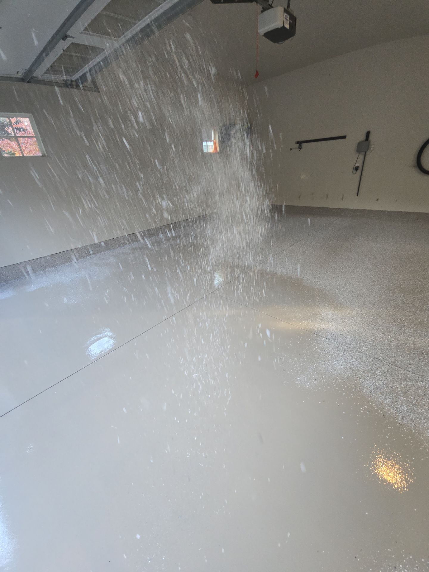 Detached Garage Floor Transformation With Penntek Polyaspartic Coating In Hayden by Croc Coatings, LLC