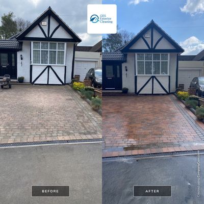 Driveway Clean using honda 21 ltr/min