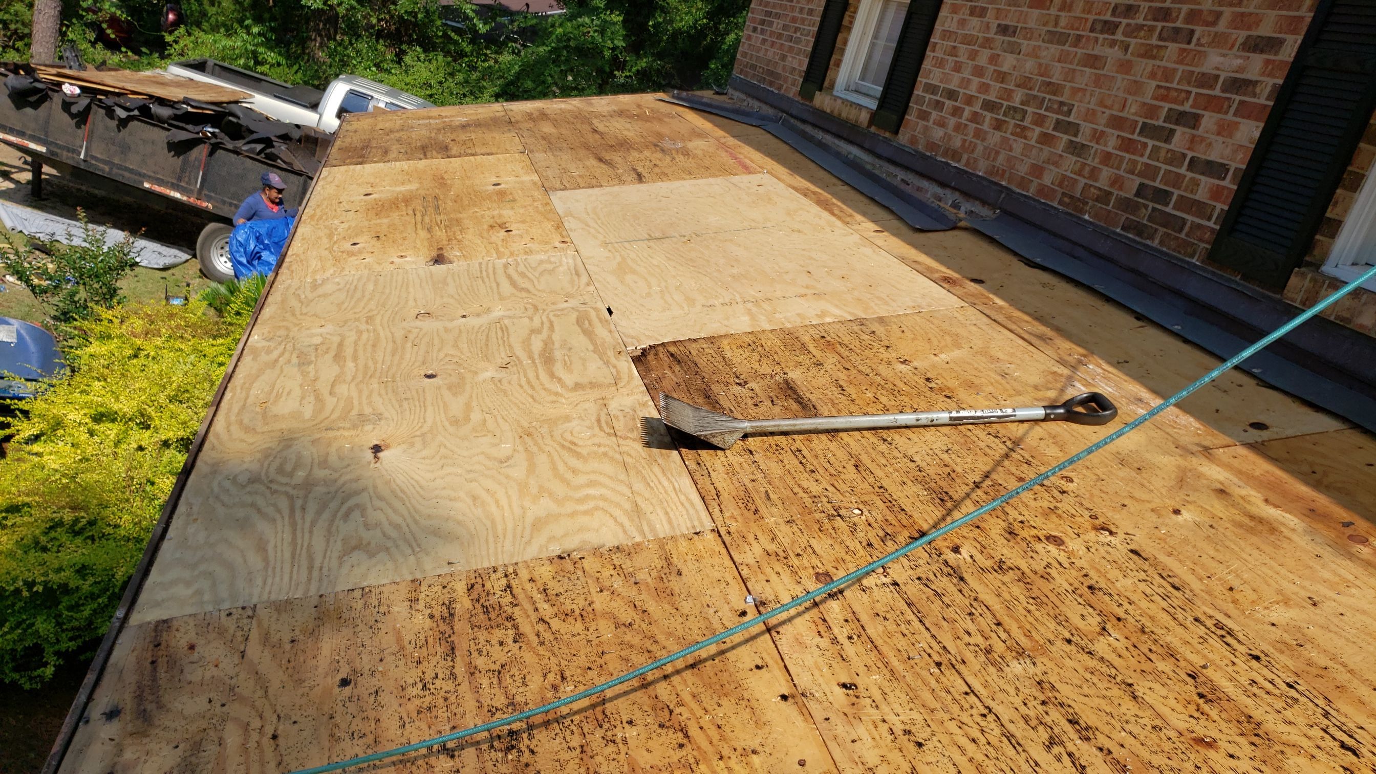 Residential Roofing Installation using Roof Replacement by American Roofing & Construction LLC