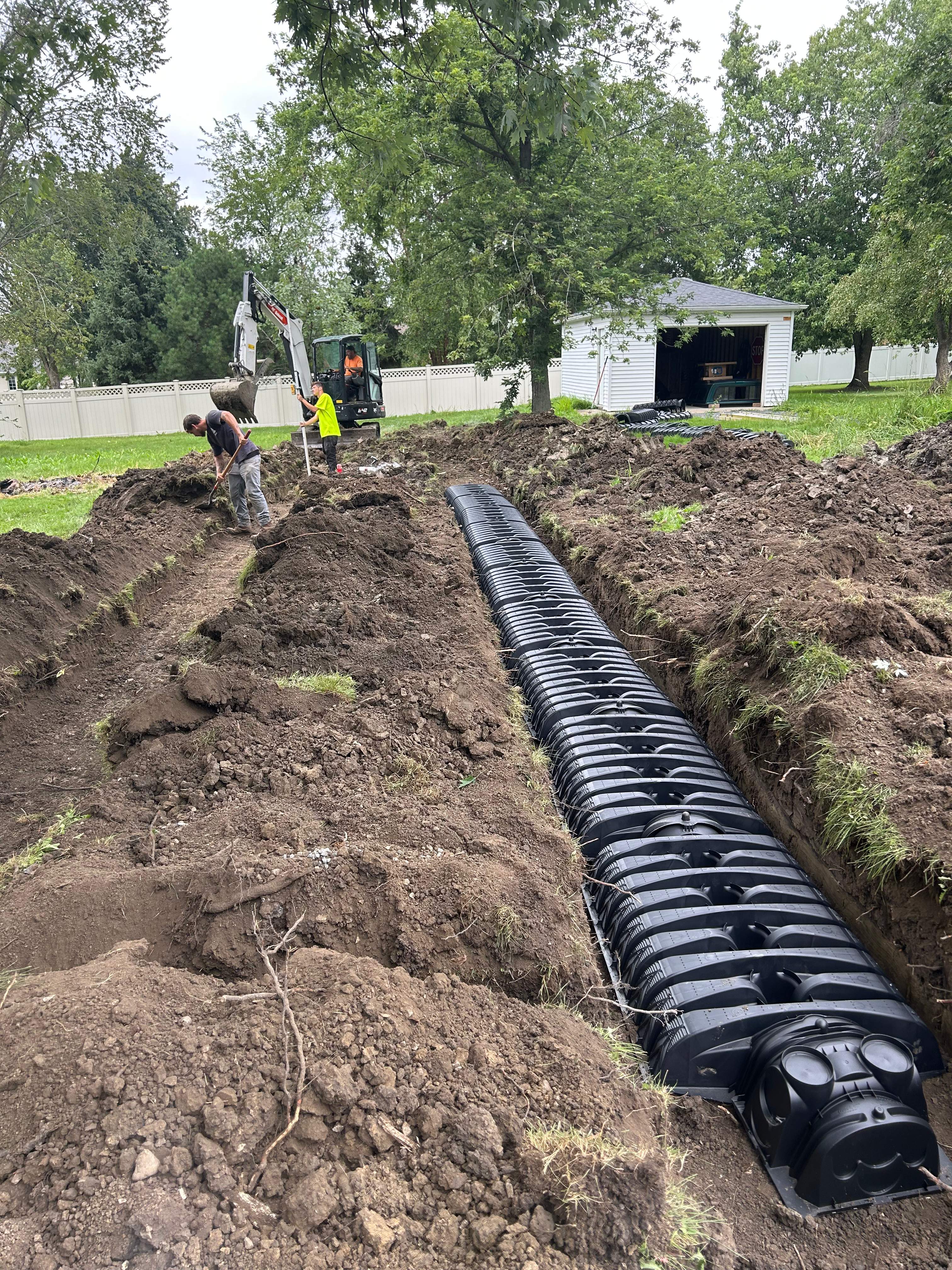 Septic System Installation with Aeration and Chamber Drainage by Allied Water Services