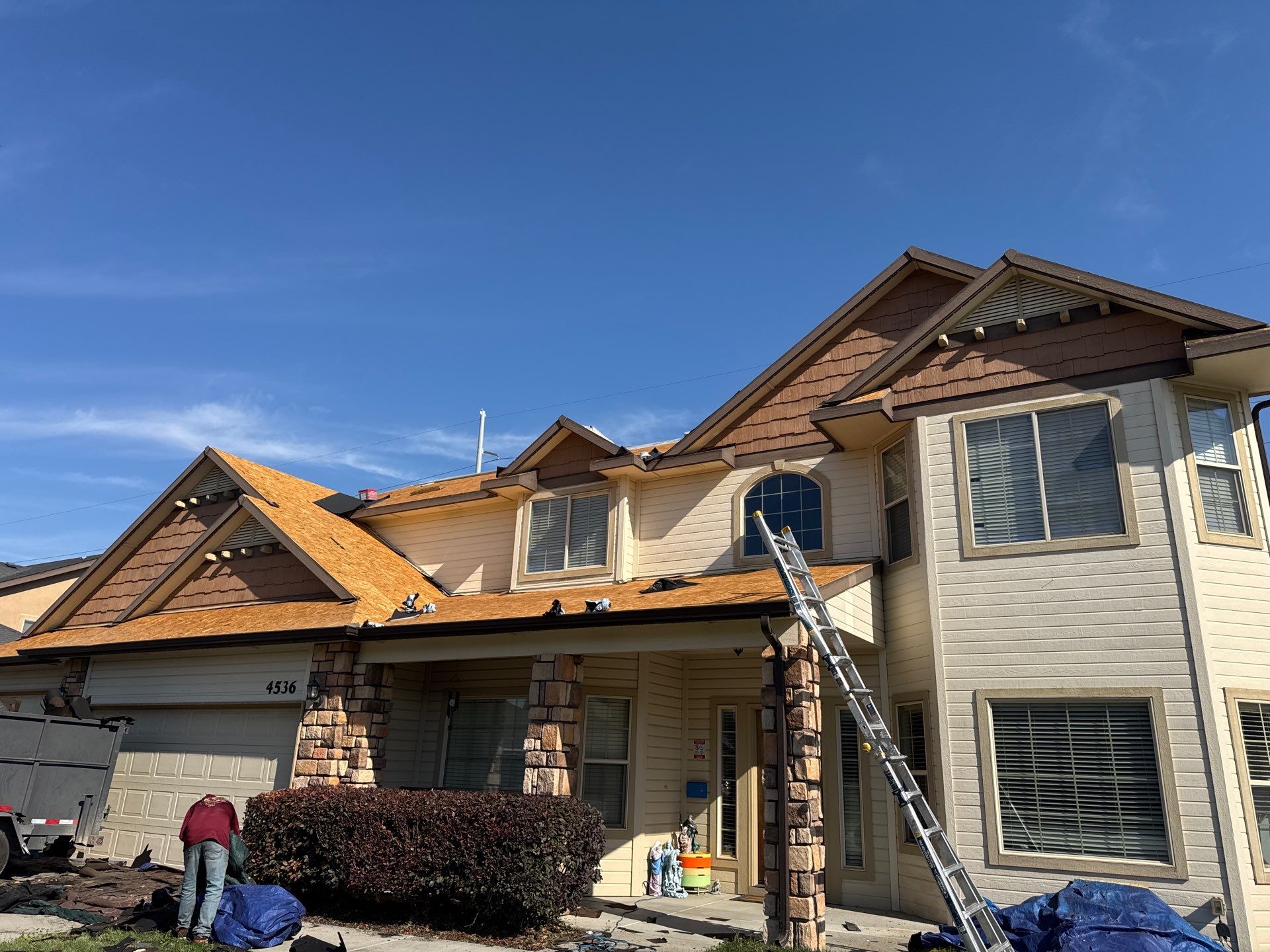 Full Residential Roof Replacement with Architectural Shingles in Meridian by Olive Roofing