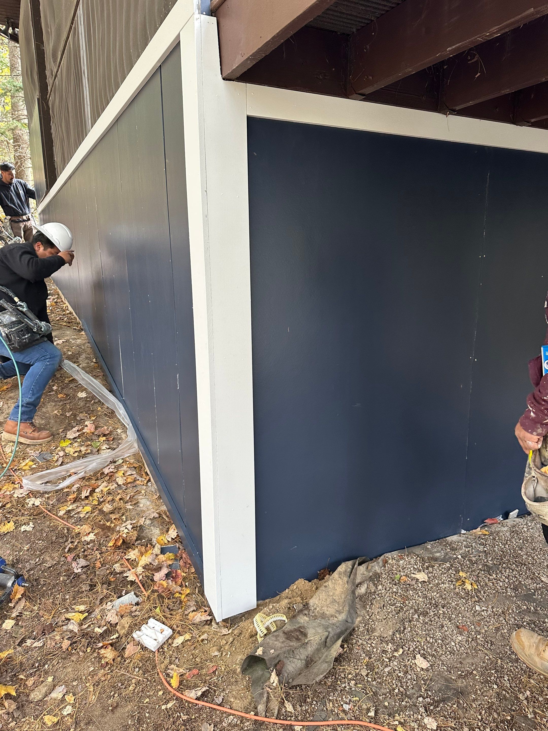 Siding Installation using James Hardie Board & Batten Siding by Best Roofing & Siding Company