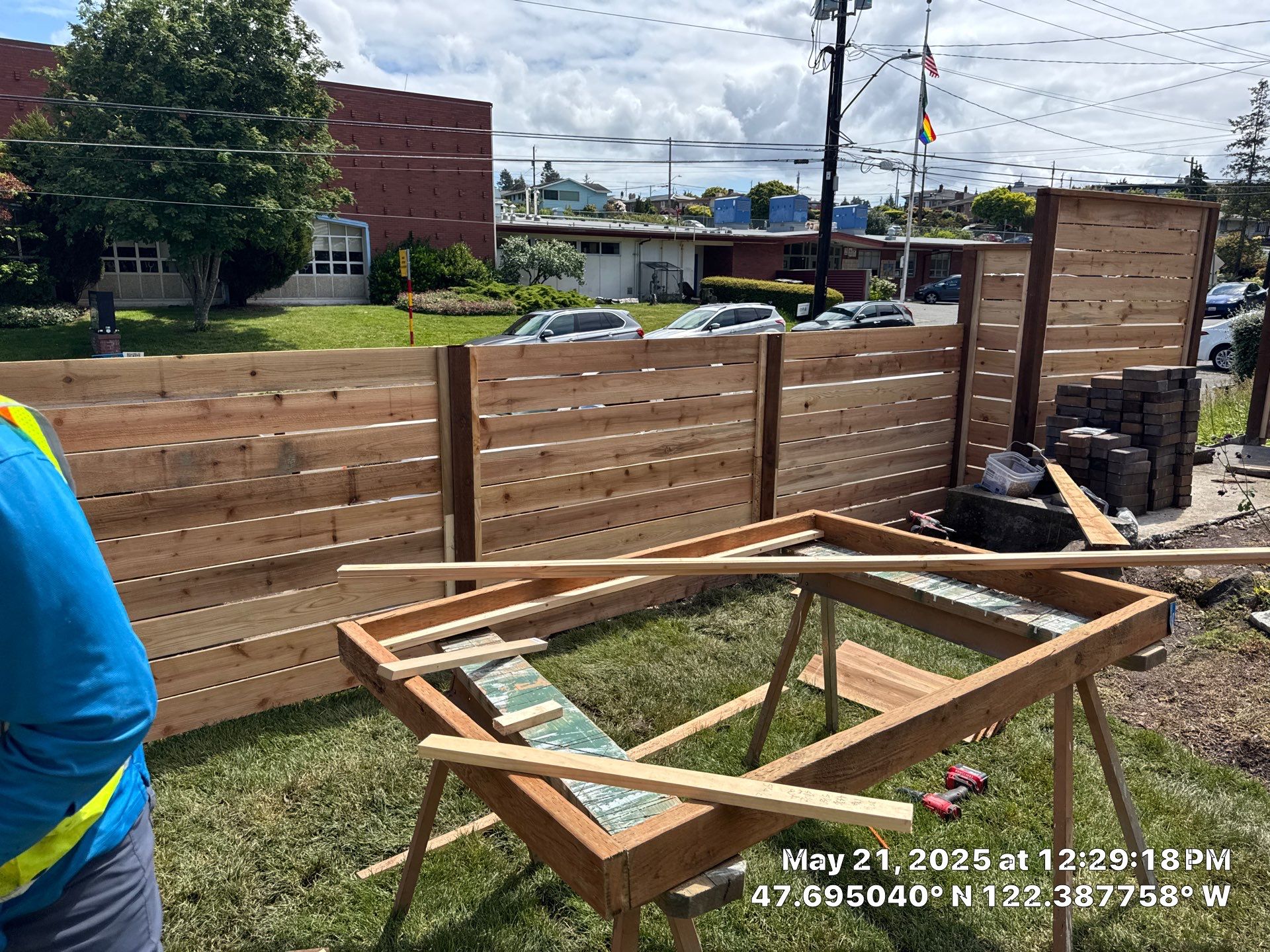 Retaining Wall & Fence Installation  by Jireh Asphalt & Concrete Inc 