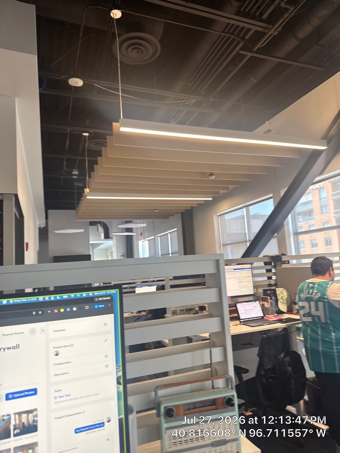 Commercial Office Renovation Featuring Custom Acoustic Ceilings in Lincoln by CompanyCam Sales Demo
